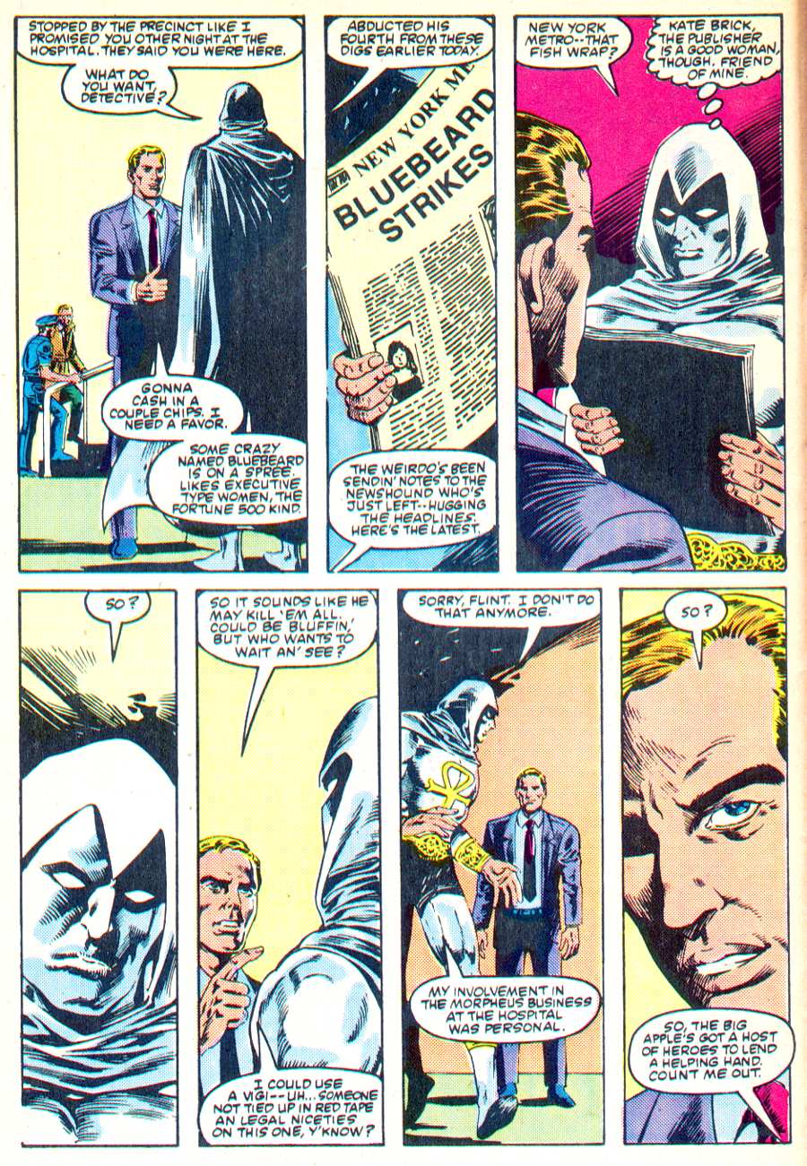 Read online Moon Knight (1985) comic -  Issue #4 - 6