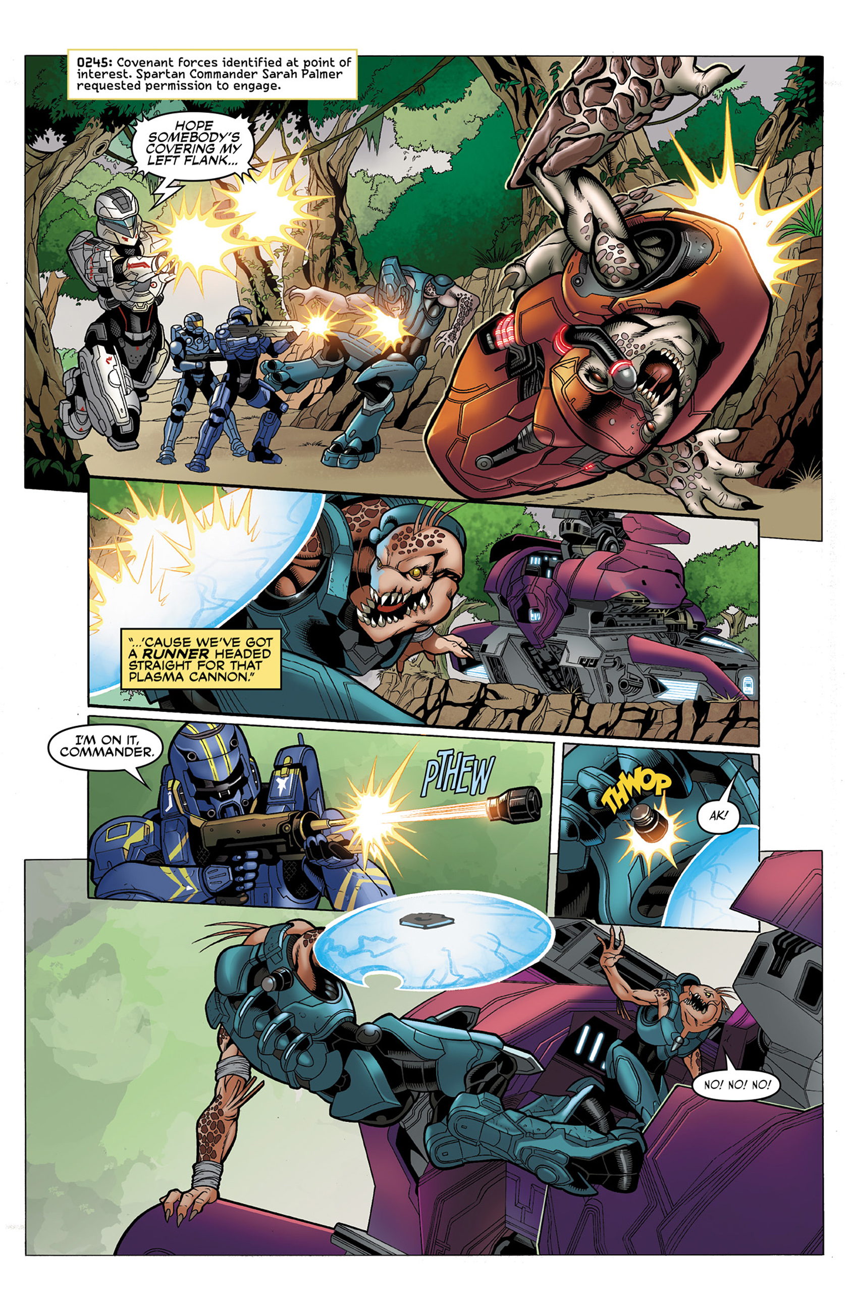 Read online Halo: Escalation comic -  Issue #14 - 4