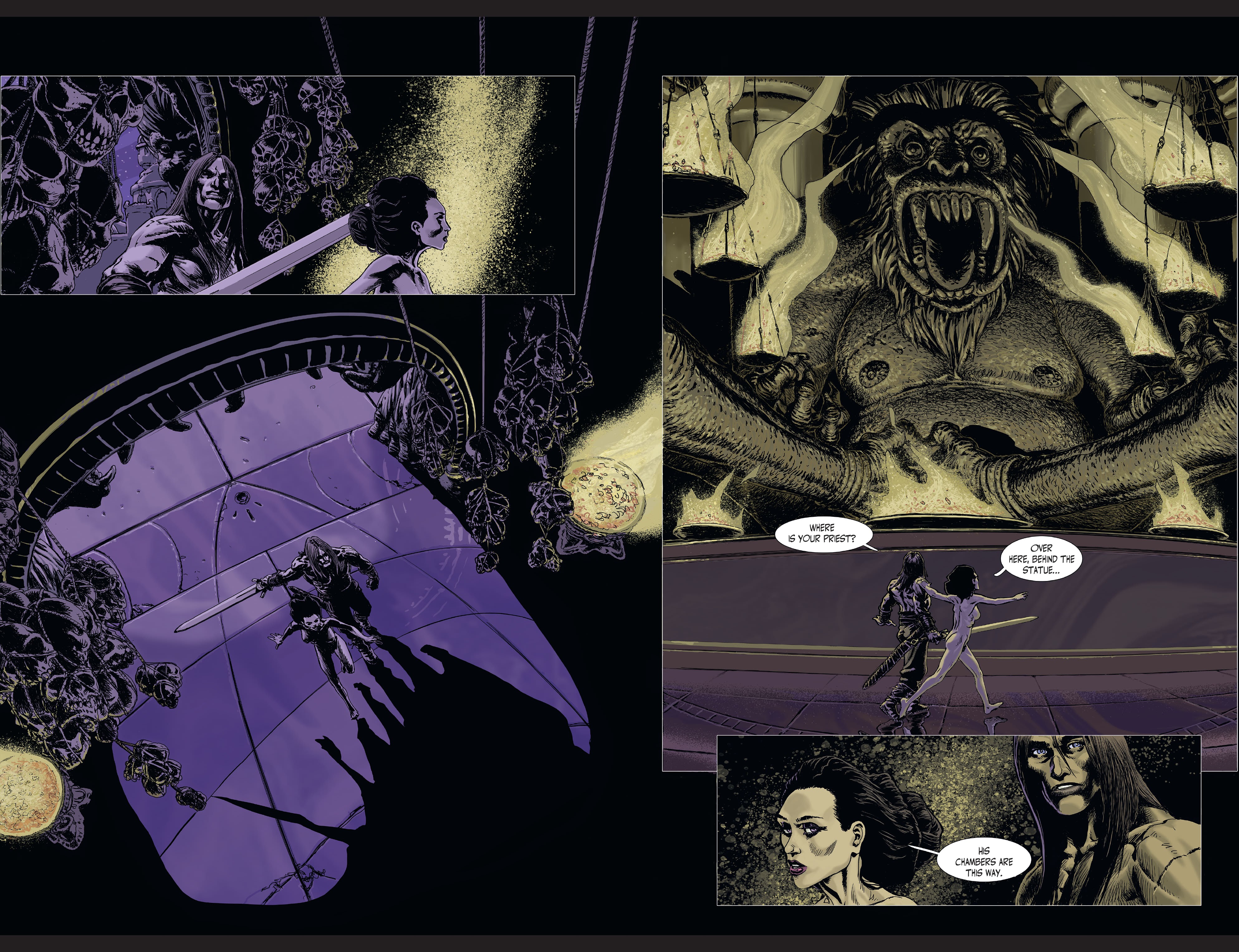 Read online The Cimmerian: The Man-Eaters Of Zamboula comic -  Issue #2 - 7