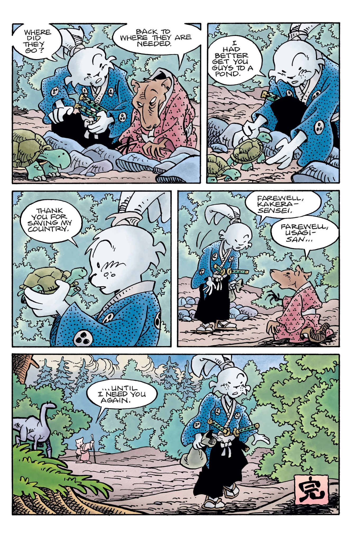 Read online Teenage Mutant Ninja Turtles/Usagi Yojimbo comic -  Issue # Full - 40