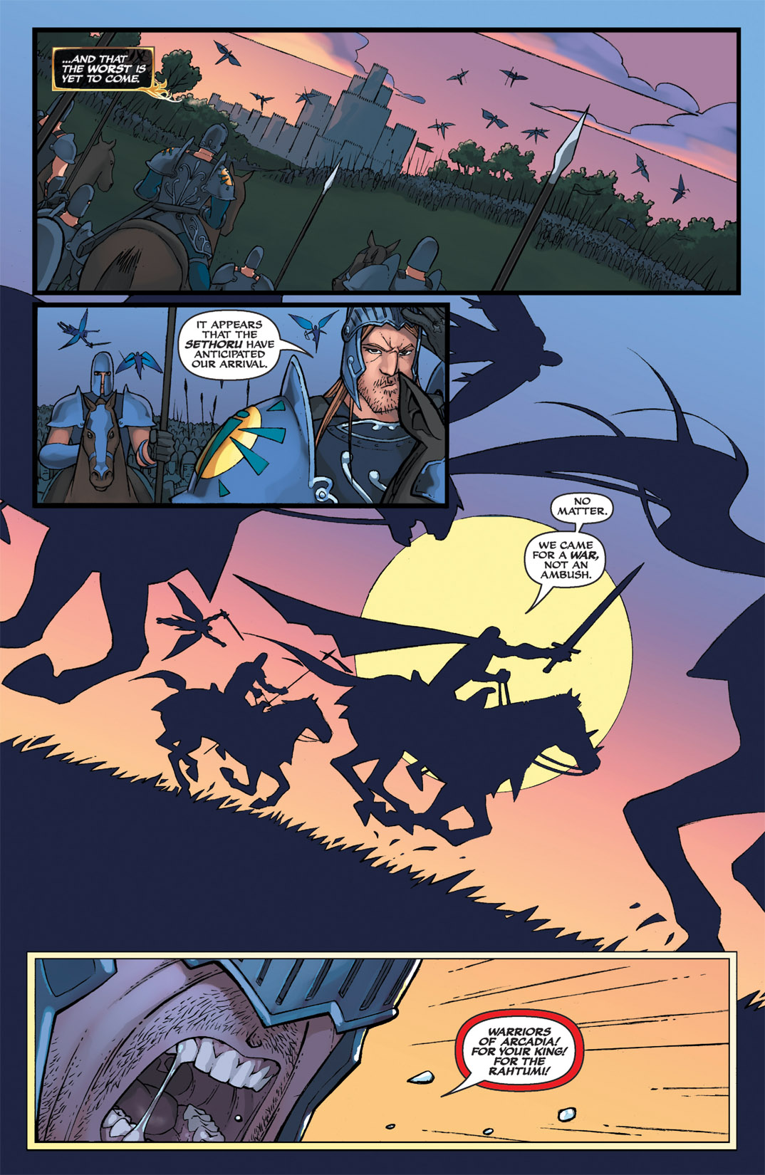 Read online Michael Turner's Soulfire: Dying Of The Light comic -  Issue # _TPB - 73
