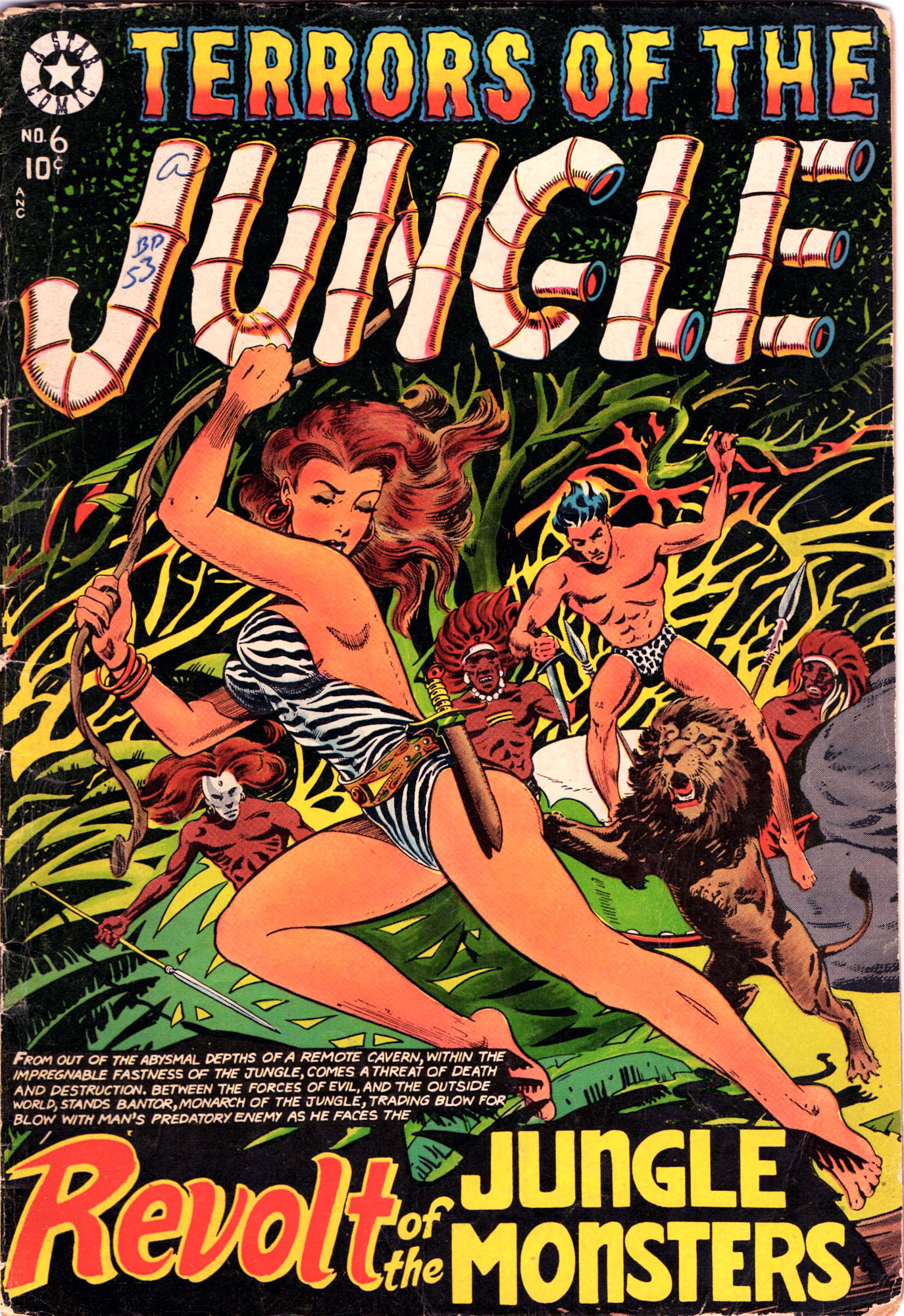Read online Terrors of the Jungle comic -  Issue #6 - 1