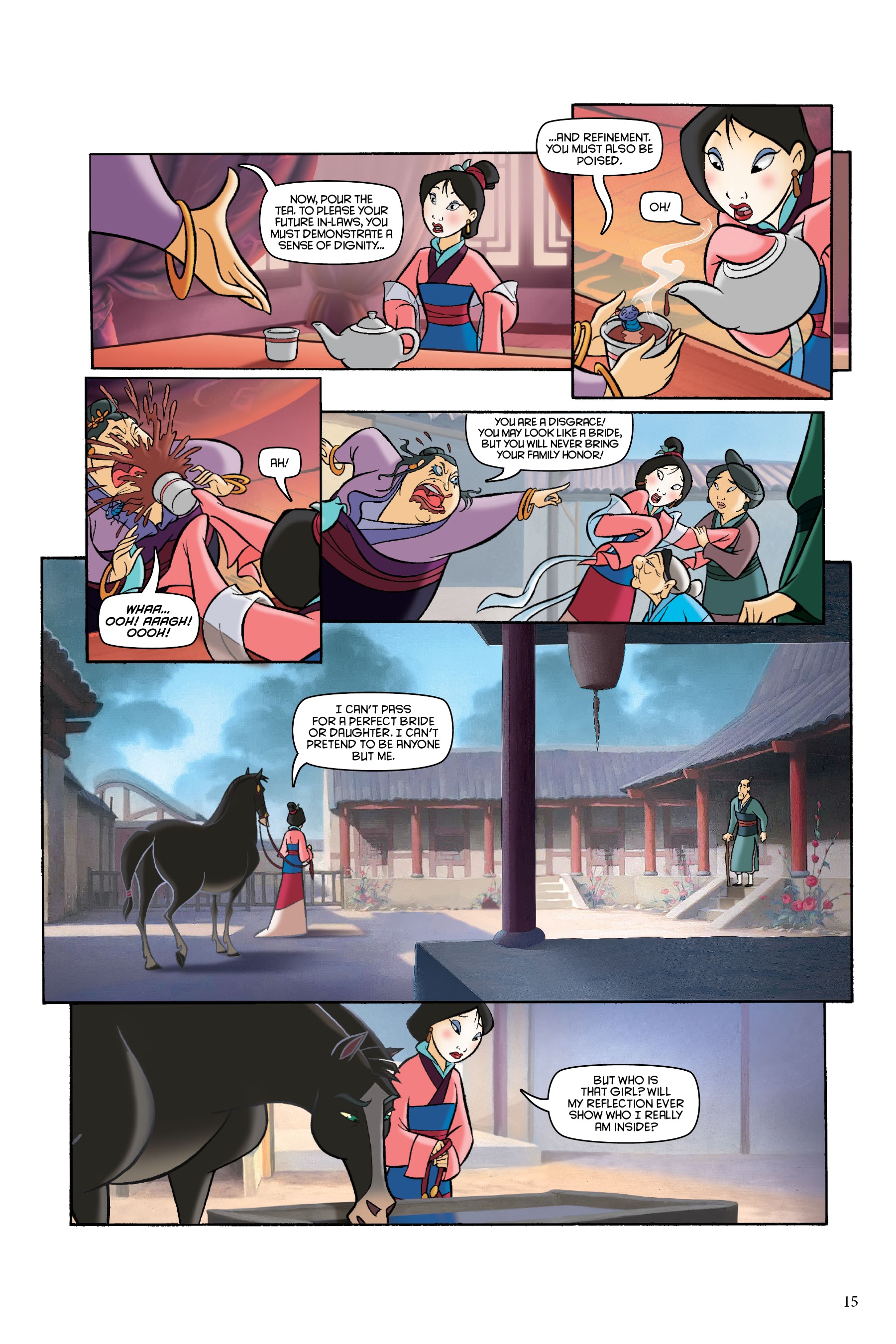 Read online Disney Mulan: The Story of the Movie in Comics comic -  Issue # TPB - 15