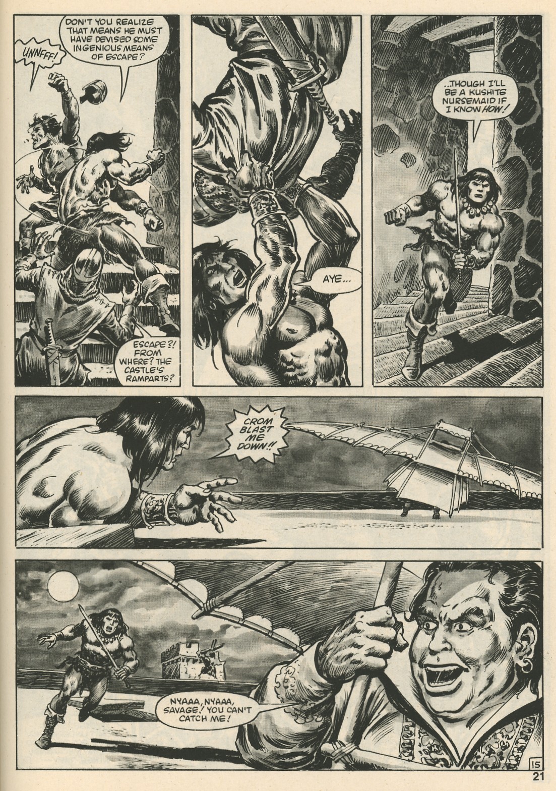 Read online The Savage Sword Of Conan comic -  Issue #108 - 21