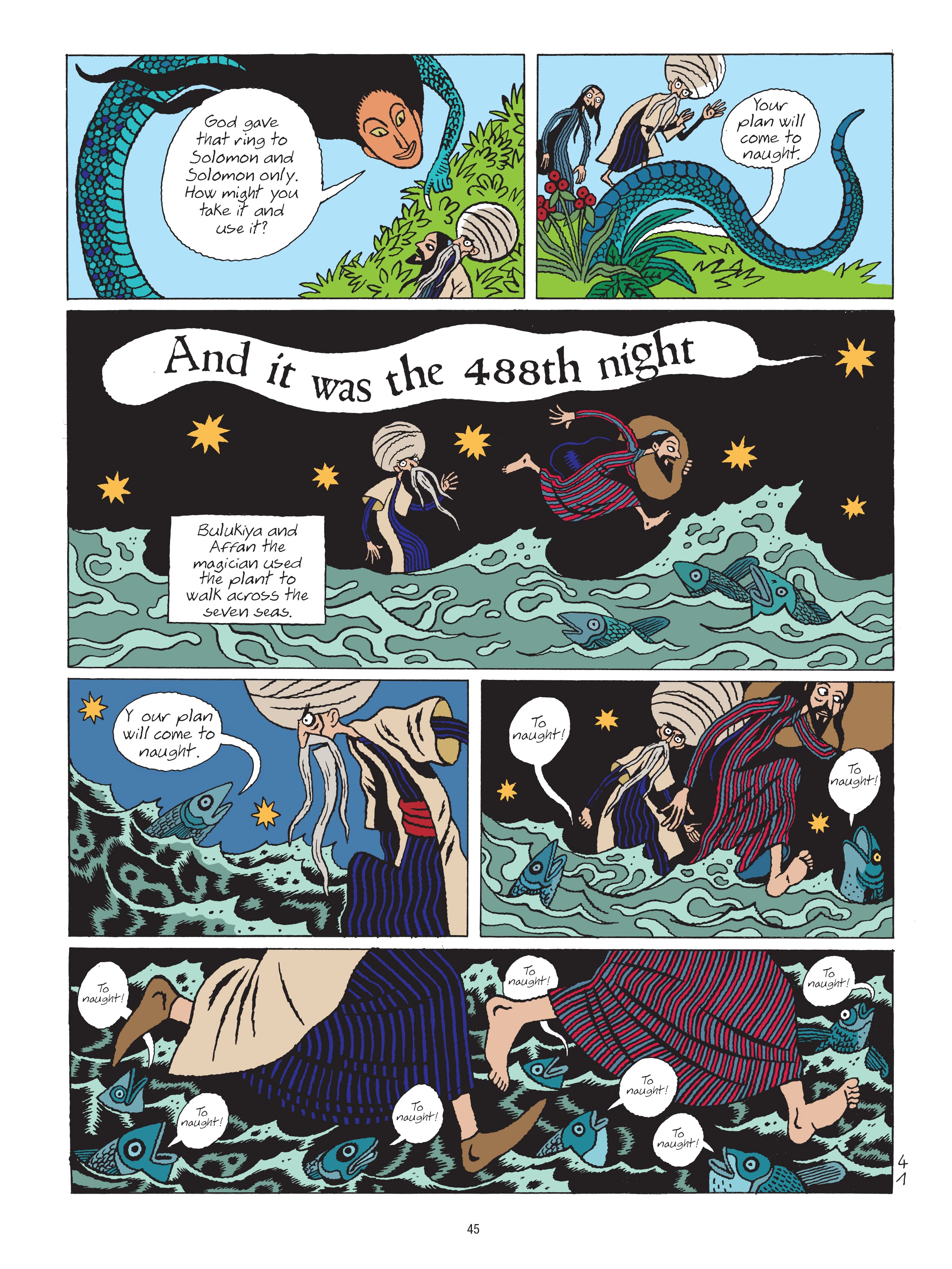 Read online A Tale of a Thousand and One Nights: HASIB & the Queen of Serpents comic -  Issue # TPB - 45