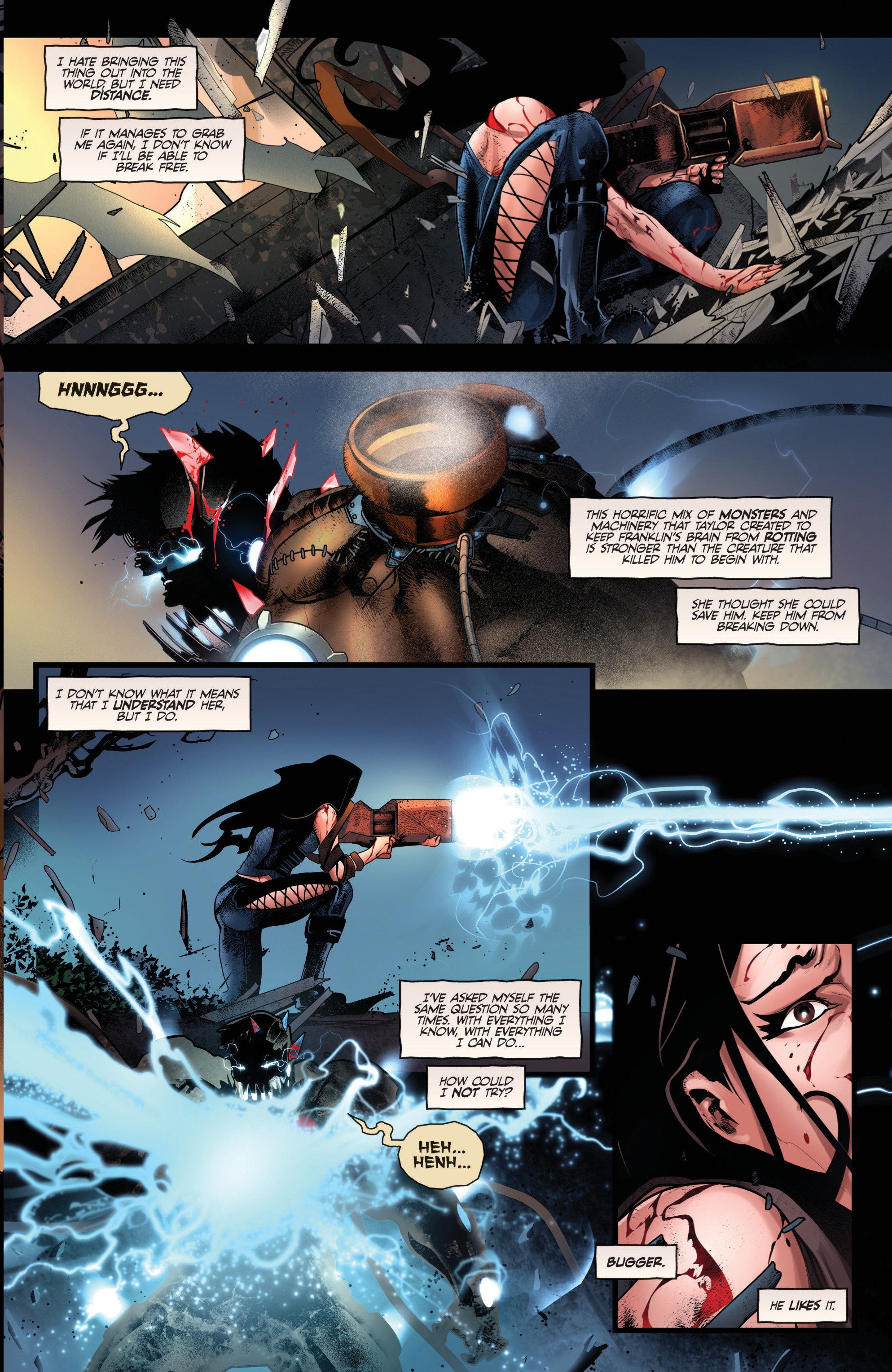 Read online Van Helsing vs Frankenstein comic -  Issue #3 - 11