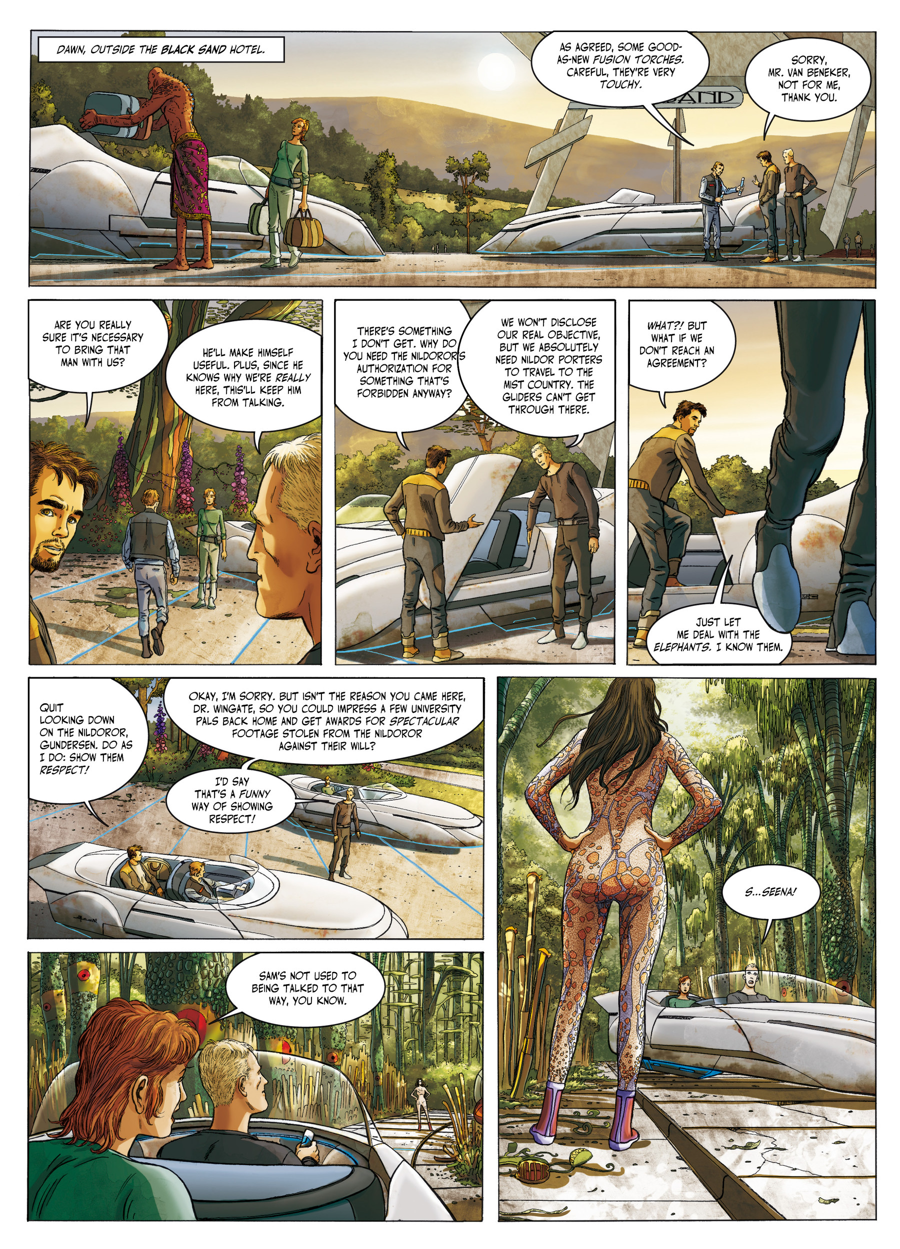 Read online Robert Silverberg's COLONIES comic -  Issue #1 - 28
