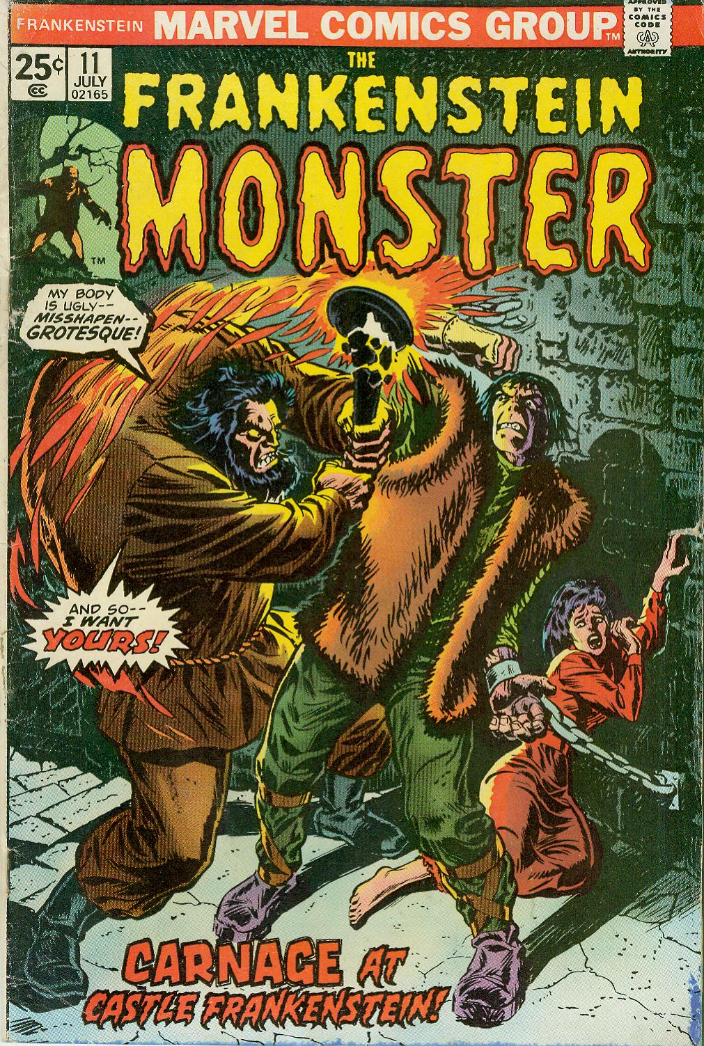 Read online Frankenstein (1973) comic -  Issue #11 - 1