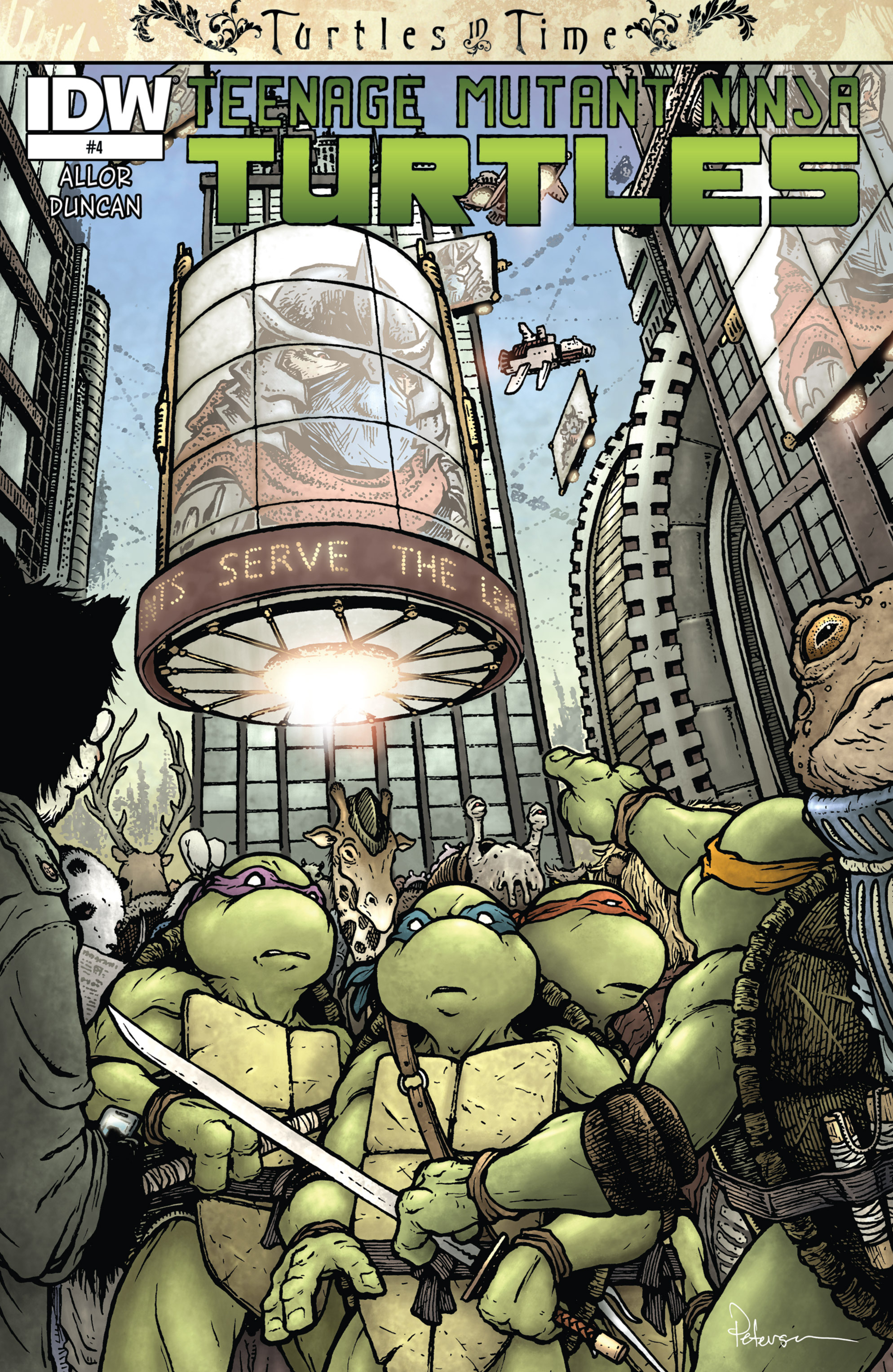Read online Teenage Mutant Ninja Turtles: Turtles in Time comic -  Issue #4 - 1