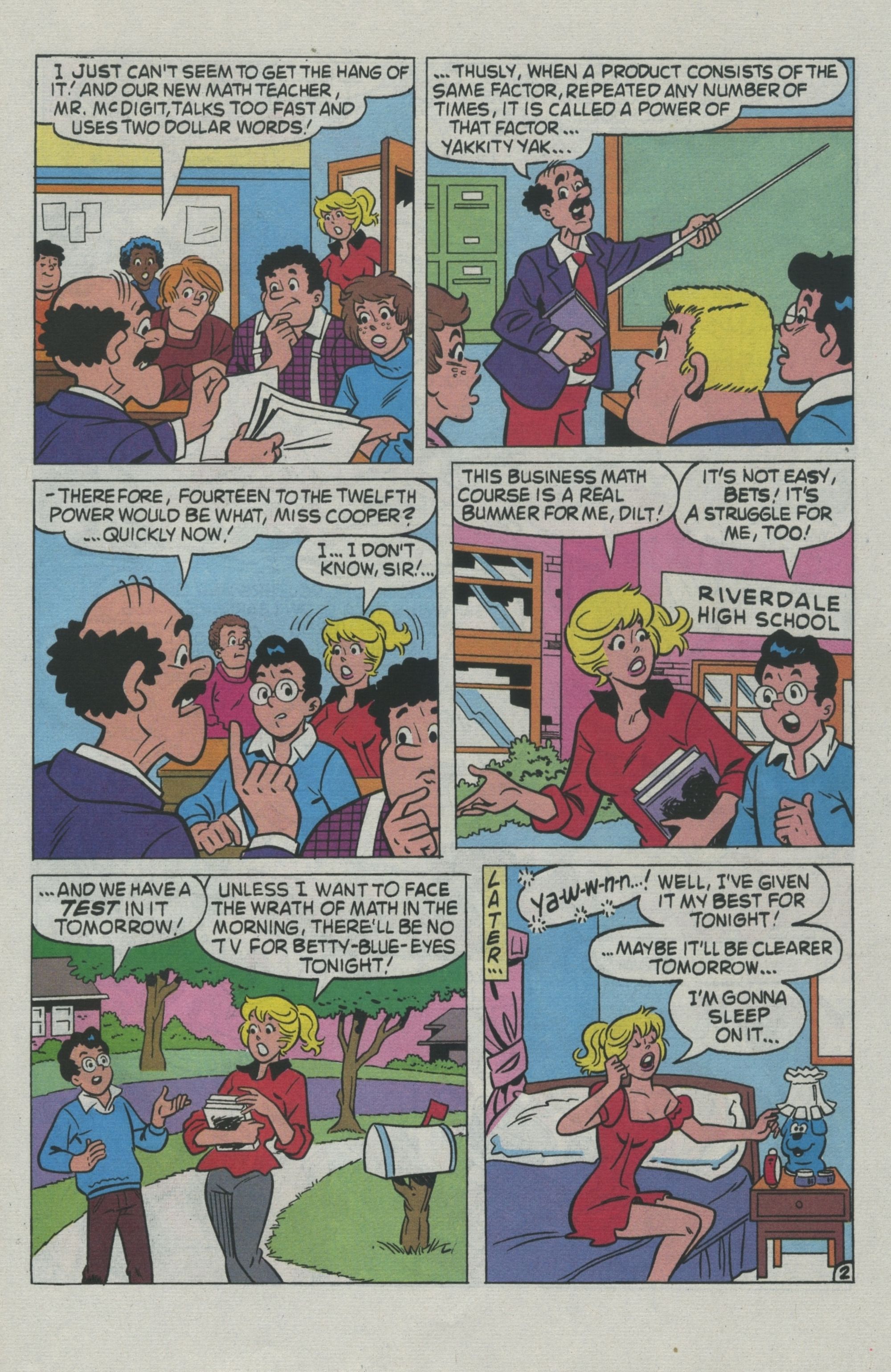 Read online Betty comic -  Issue #7 - 21