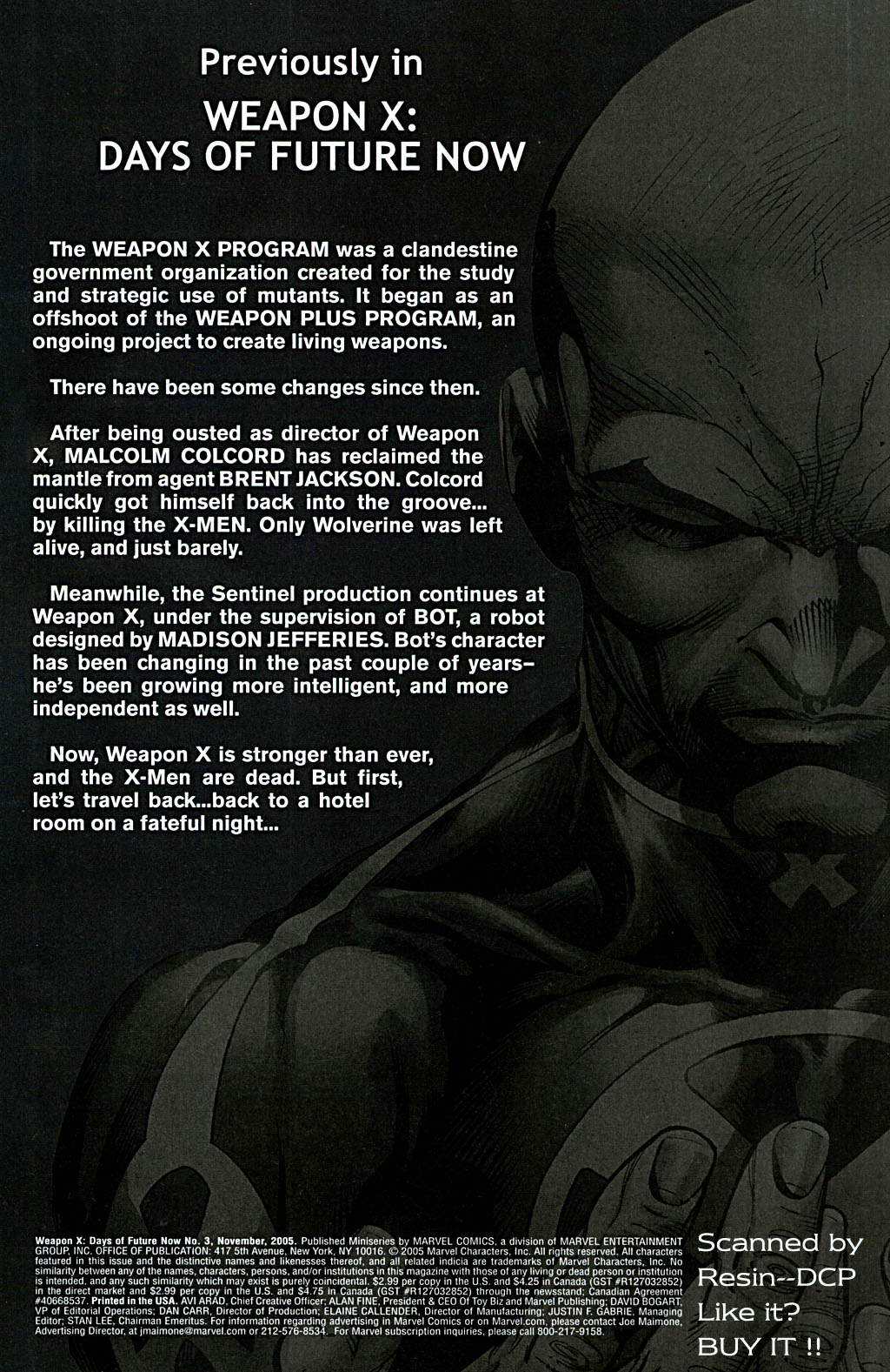 Read online Weapon X: Days of Future Now comic -  Issue #3 - 2