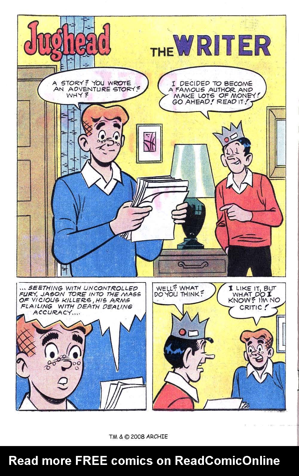 Read online Jughead (1965) comic -  Issue #256 - 20