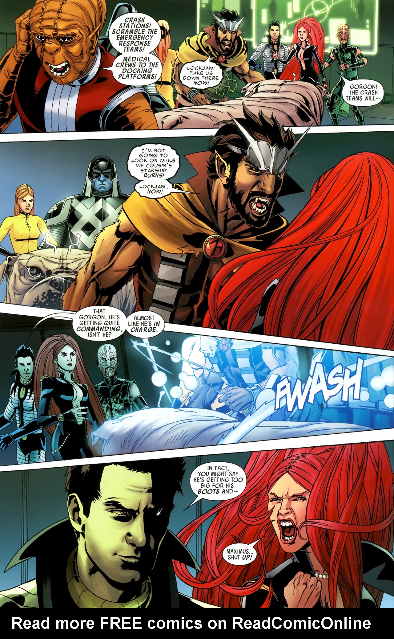 Read online Realm of Kings: Inhumans comic -  Issue #5 - 7