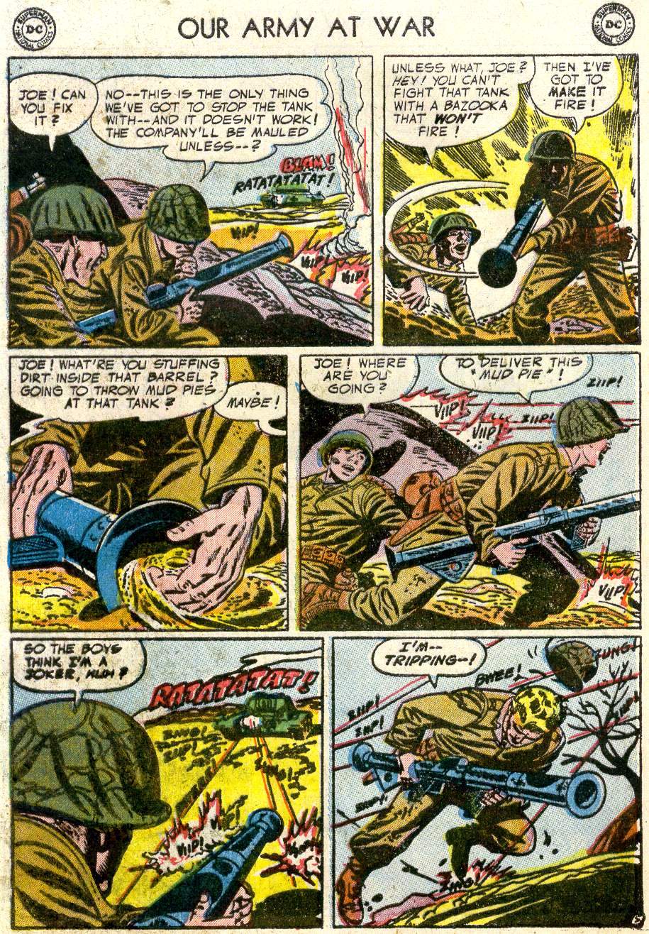 Read online Our Army at War (1952) comic -  Issue #33 - 33