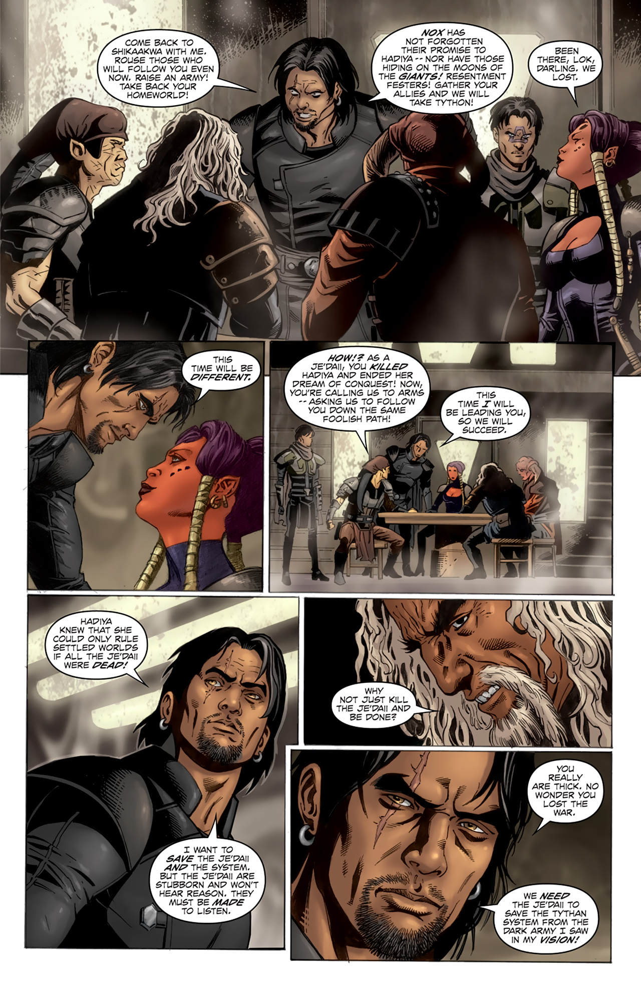 Read online Star Wars: Dawn of the Jedi - Prisoner of Bogan comic -  Issue #4 - 7