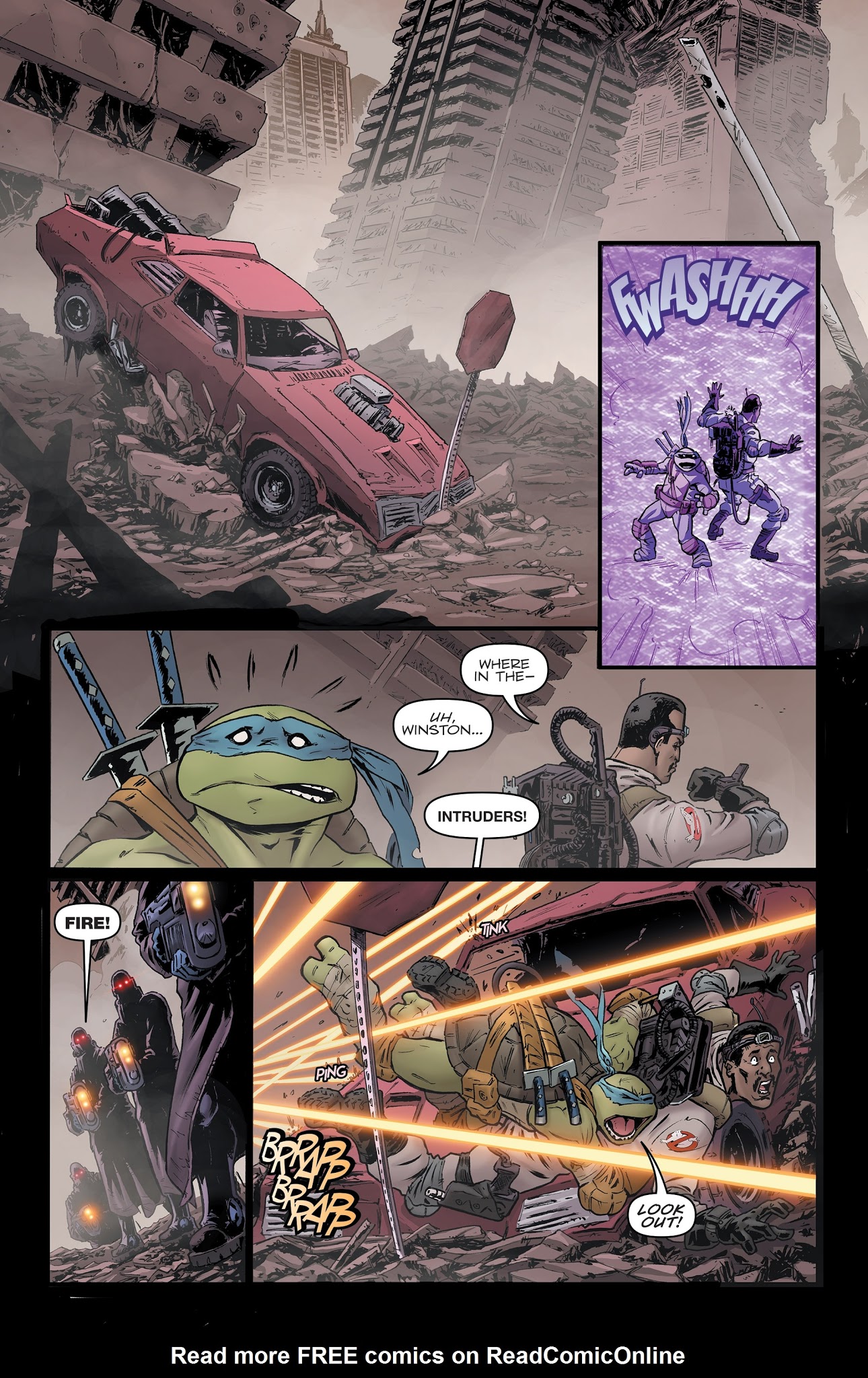 Read online Teenage Mutant Ninja Turtles/Ghostbusters 2 comic -  Issue #2 - 18