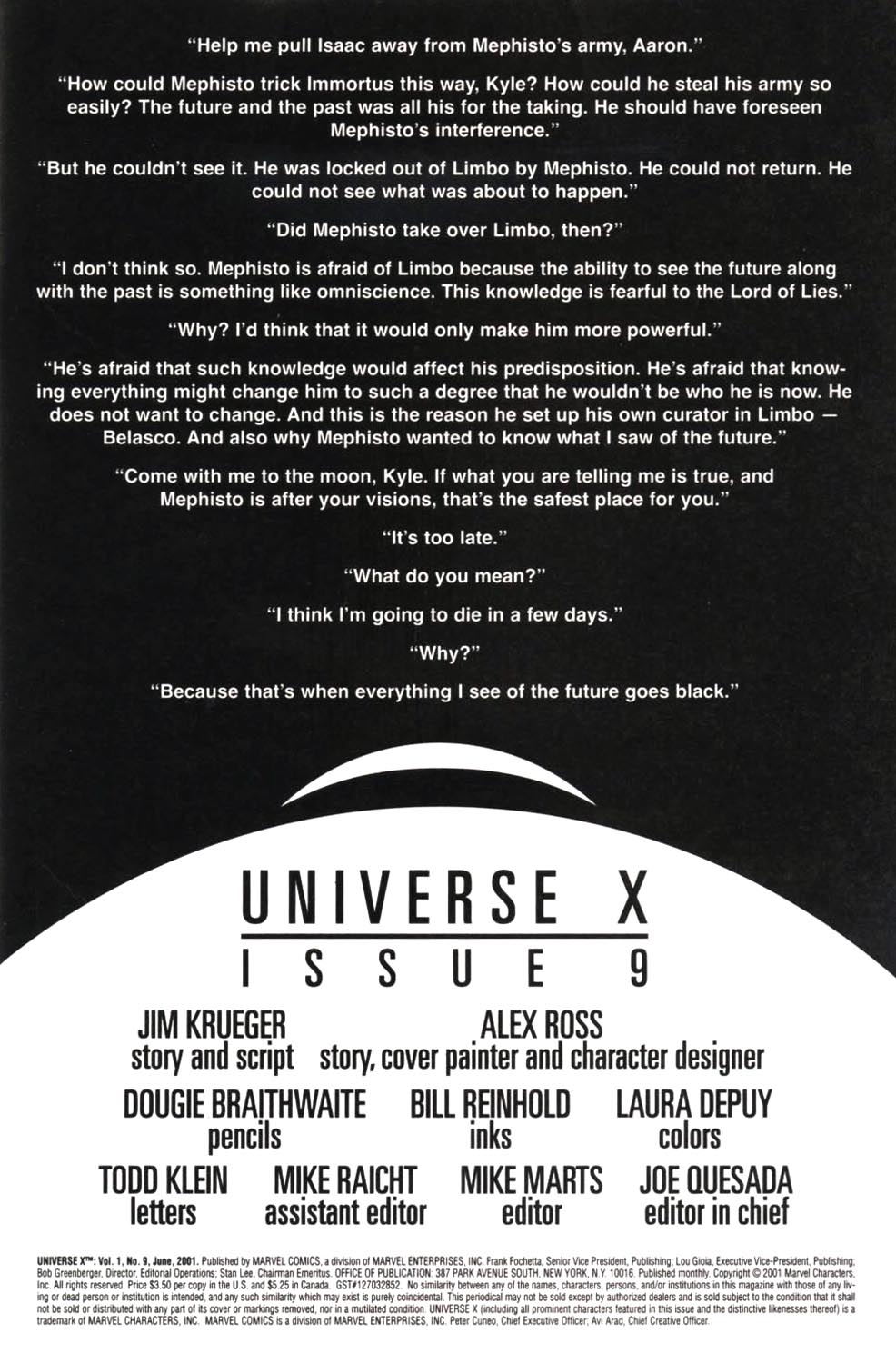 Read online Universe X comic -  Issue #9 - 2