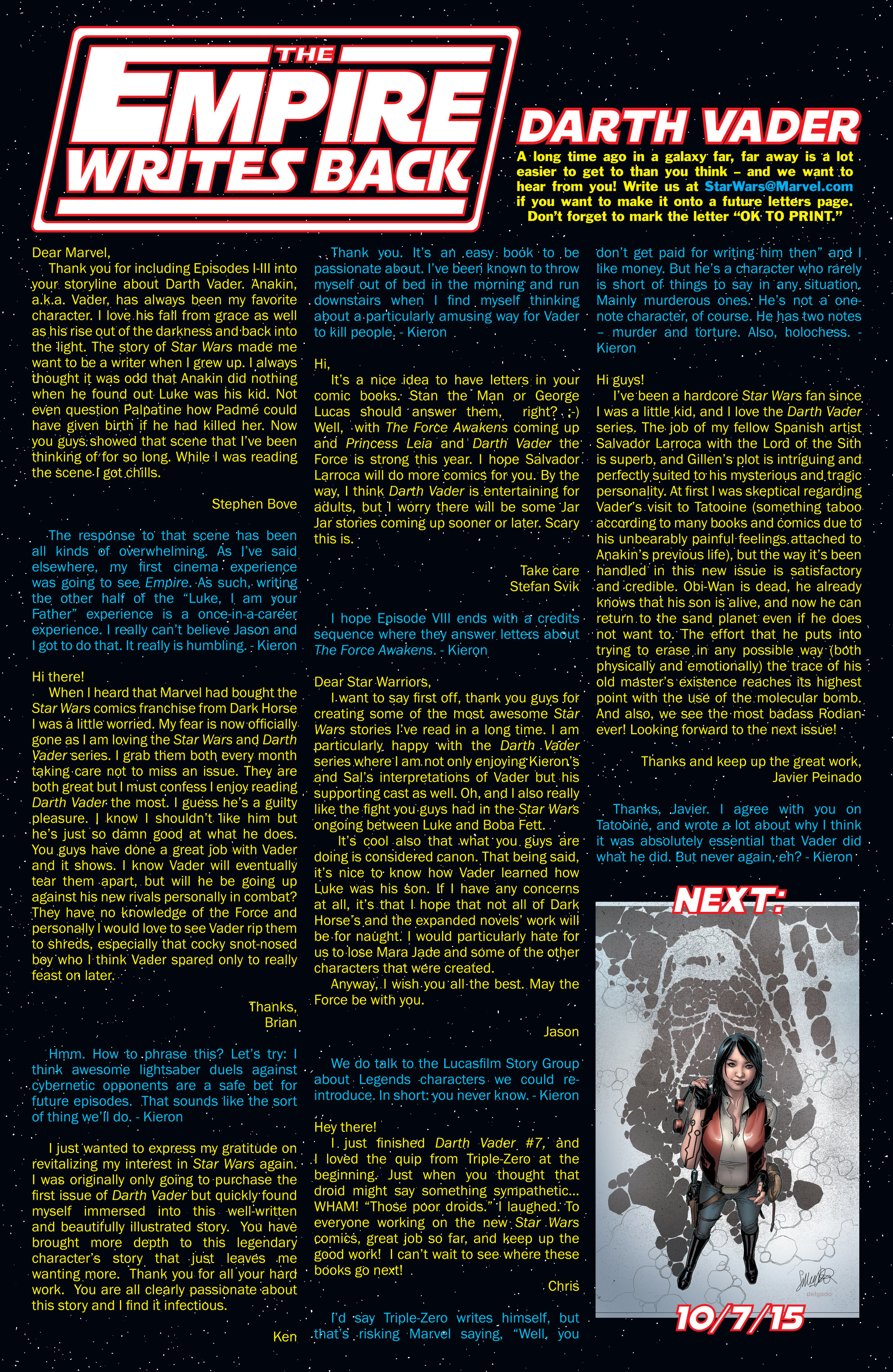 Read online Darth Vader comic -  Issue #9 - 23