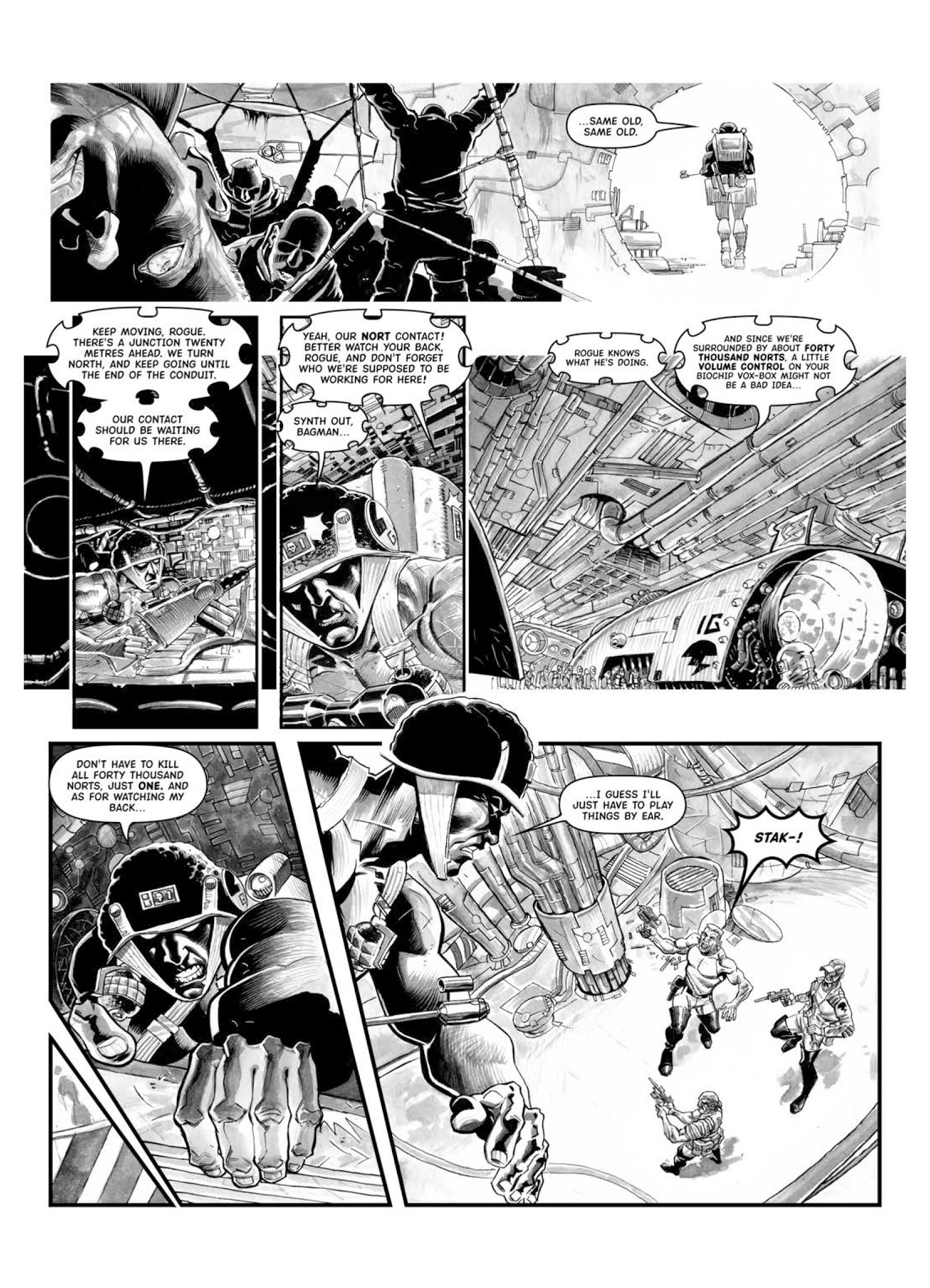 Read online Rogue Trooper: Tales of Nu-Earth comic -  Issue # TPB 4 - 181