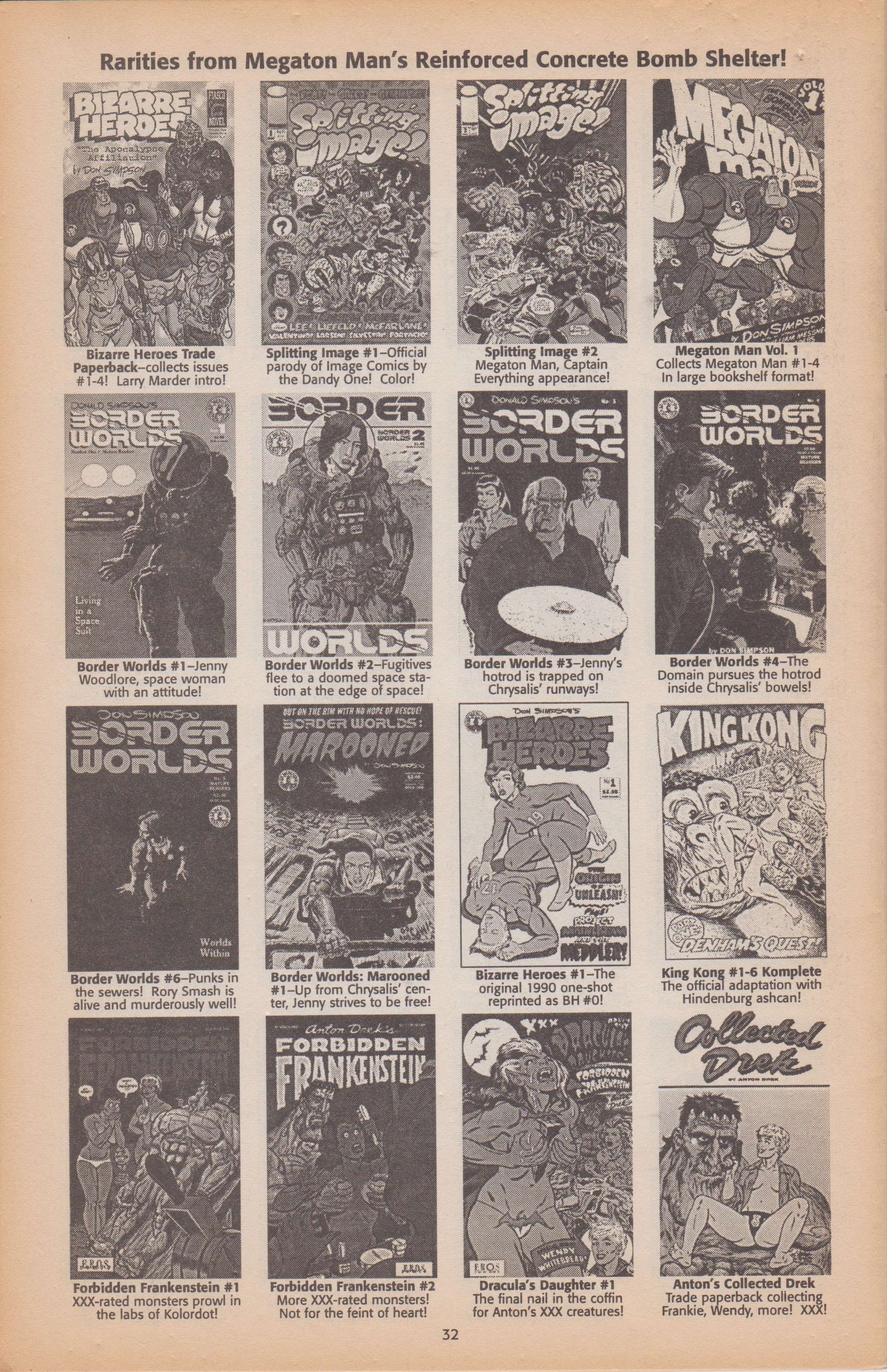 Read online Don Simpson's Bizarre Heroes comic -  Issue #17 - 35