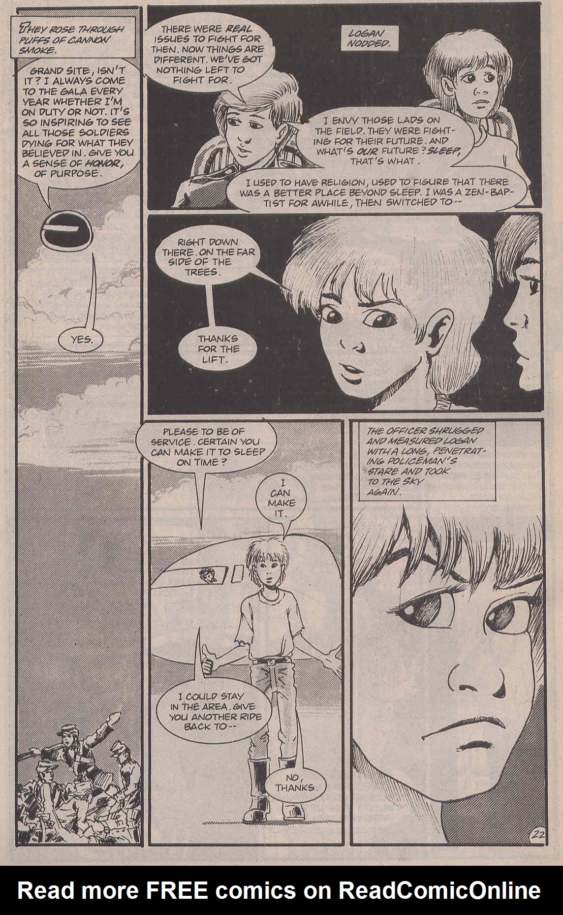 Read online Logan's Run (1990) comic -  Issue #5 - 24