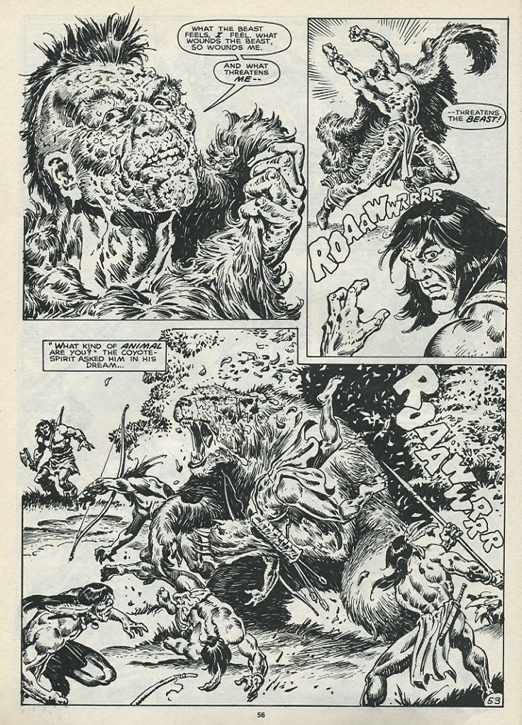 Read online The Savage Sword Of Conan comic -  Issue #167 - 58
