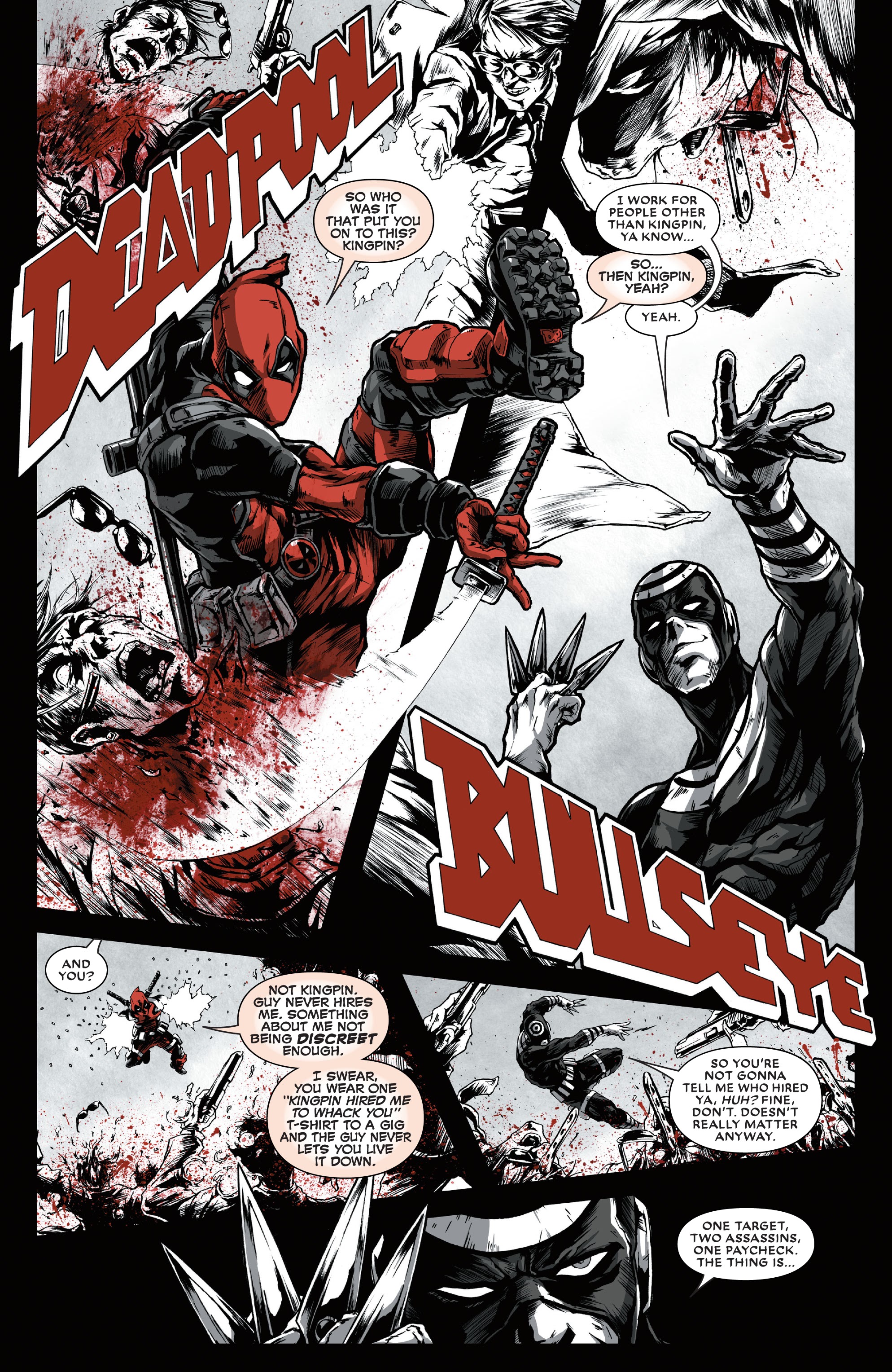 Read online Deadpool: Black, White & Blood comic -  Issue #3 - 13