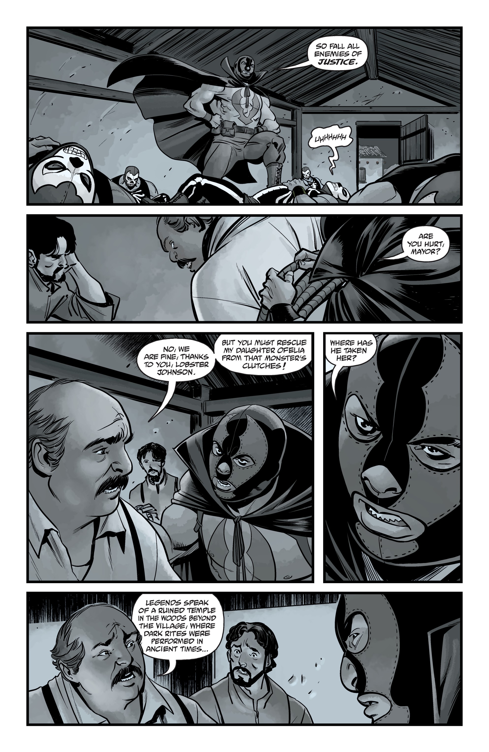 Read online Hellboy vs. Lobster Johnson: The Ring of Death comic -  Issue # Full - 12