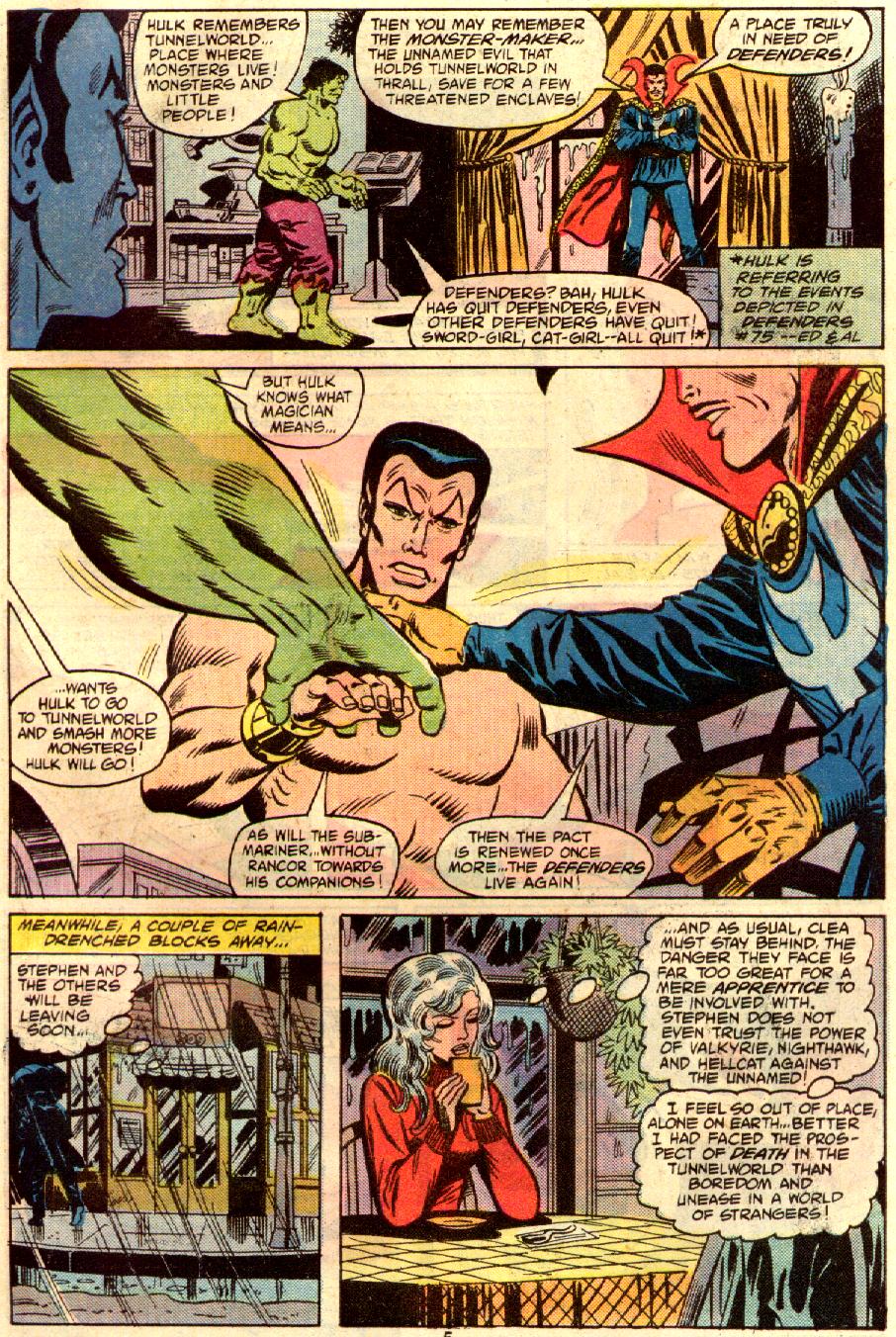 Read online The Defenders (1972) comic -  Issue #78 - 5