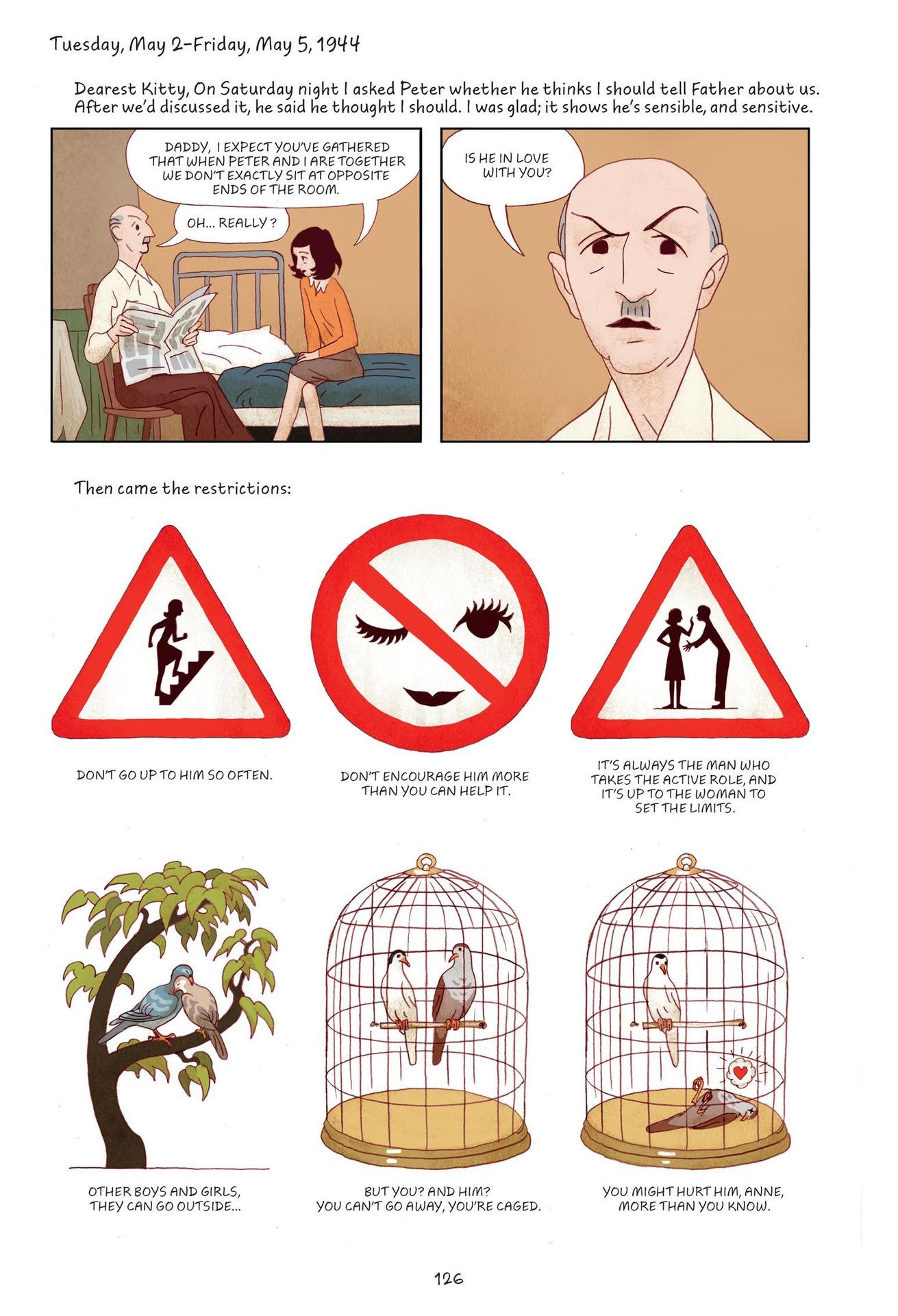 Read online Anne Frank’s Diary: The Graphic Adaptation comic -  Issue # TPB - 124