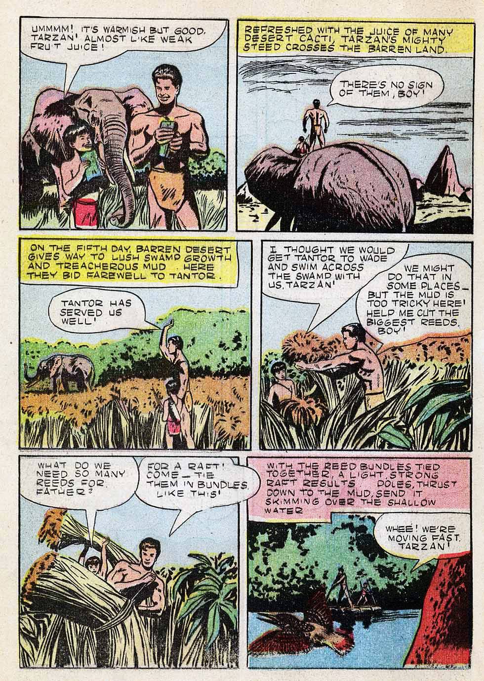 Read online Tarzan (1948) comic -  Issue #6 - 12