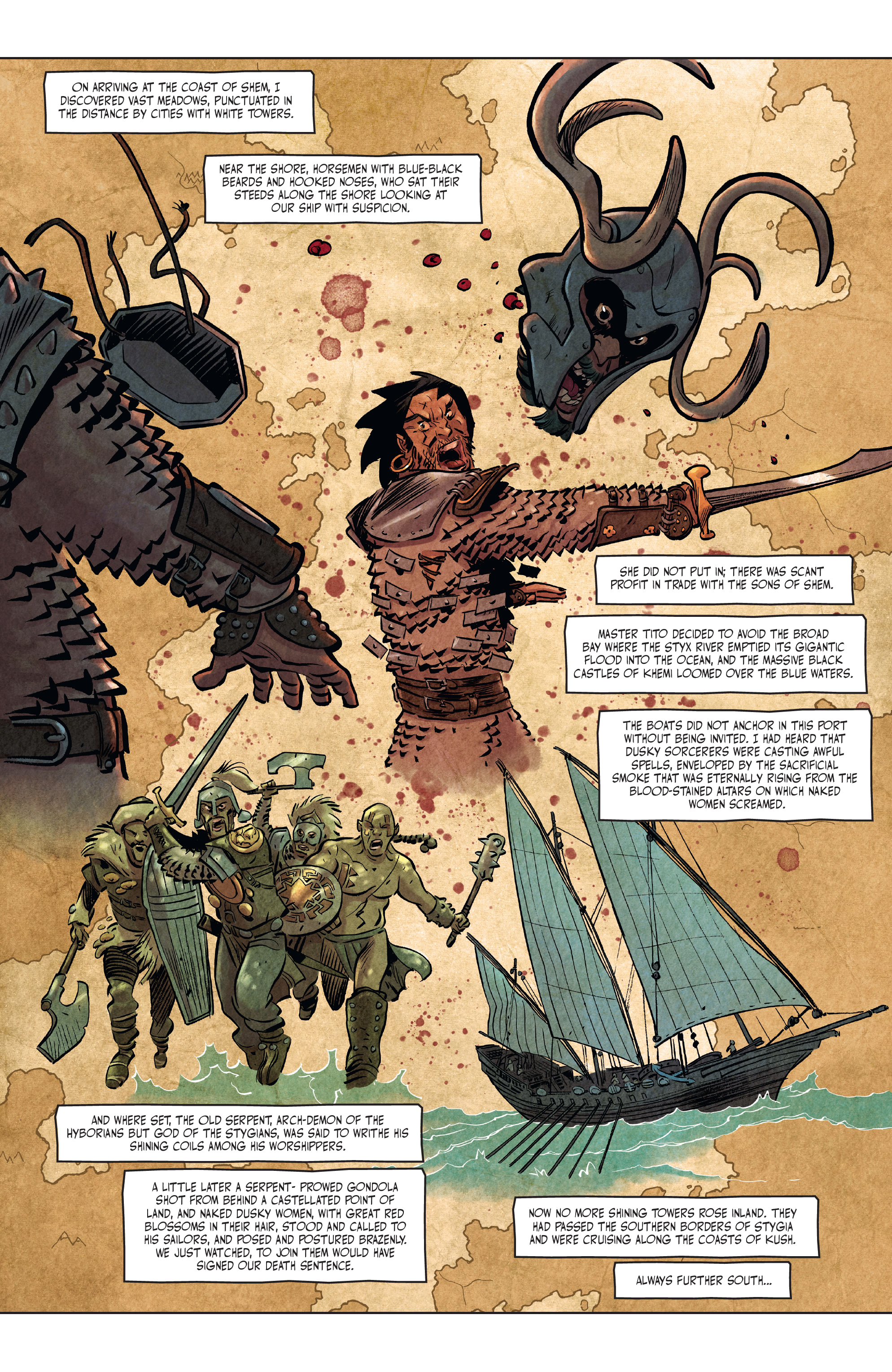 Read online The Cimmerian: Queen of the Black Coast comic -  Issue #1 - 9