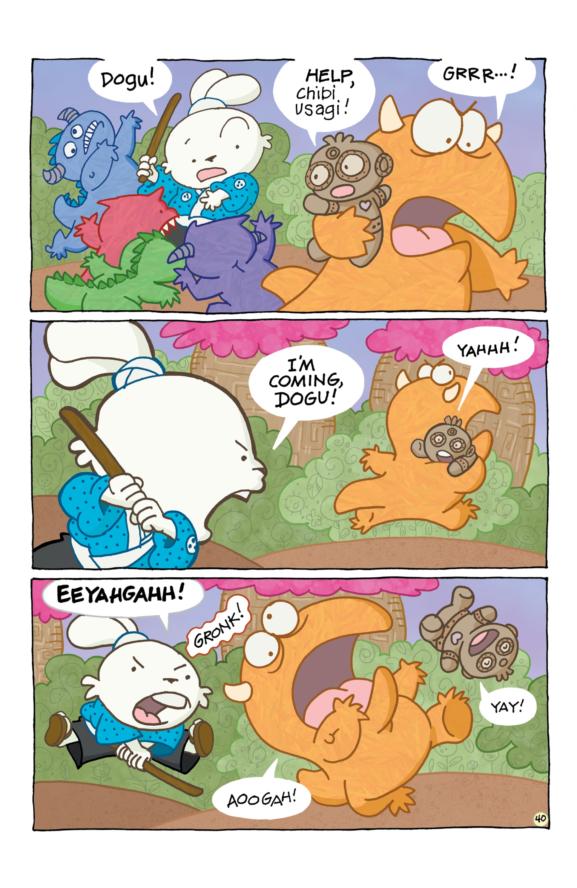 Read online Chibi-Usagi: Attack of the Heebie Chibis comic -  Issue # TPB - 44