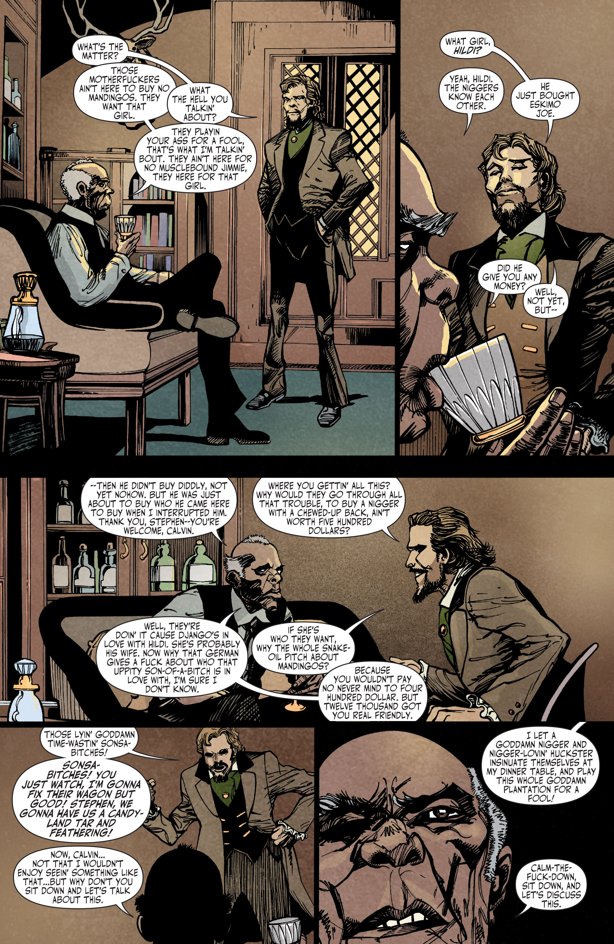 Read online Django Unchained comic -  Issue #6 - 4