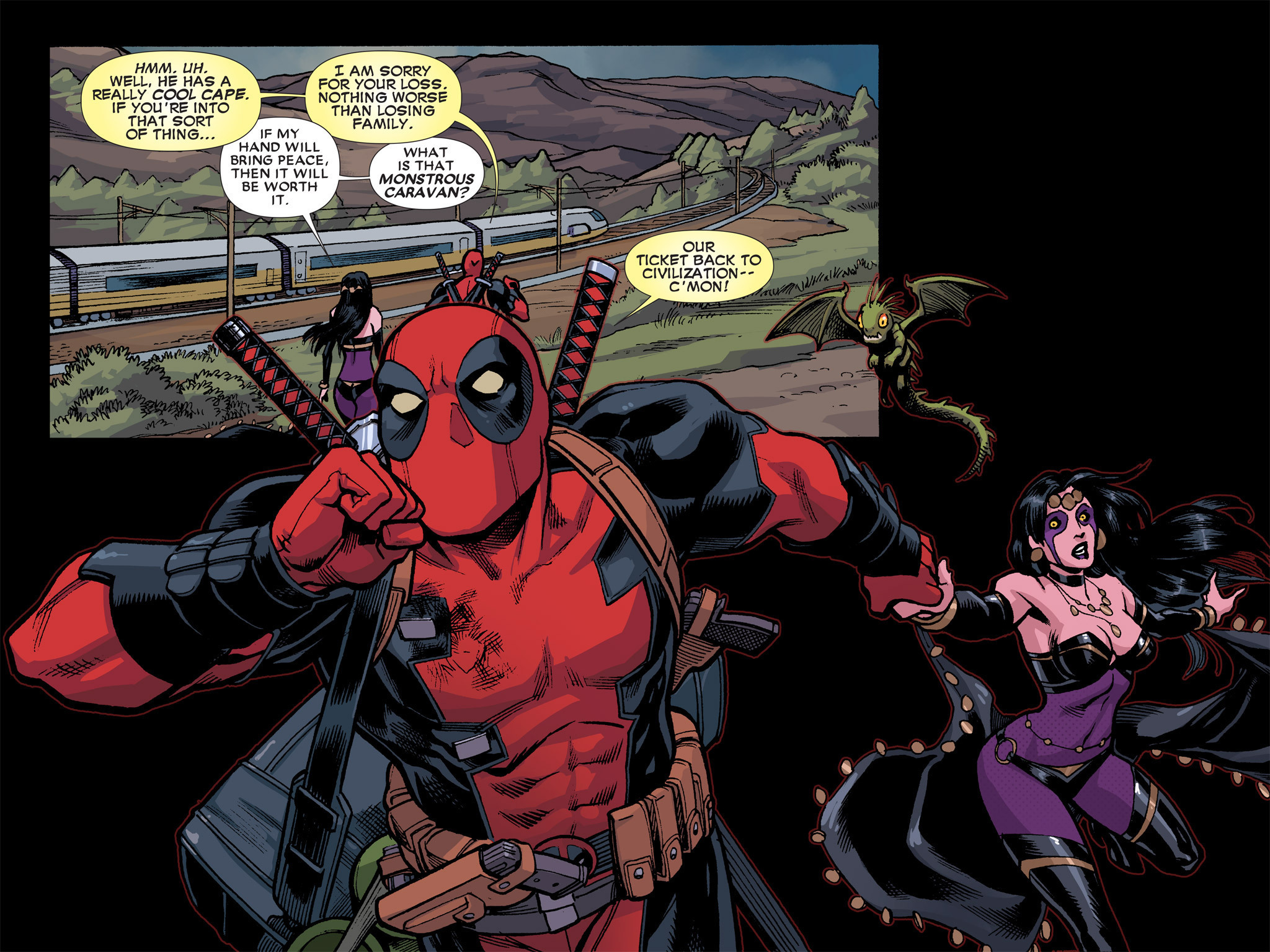 Read online Deadpool: Dracula's Gauntlet comic -  Issue # Part 3 - 64