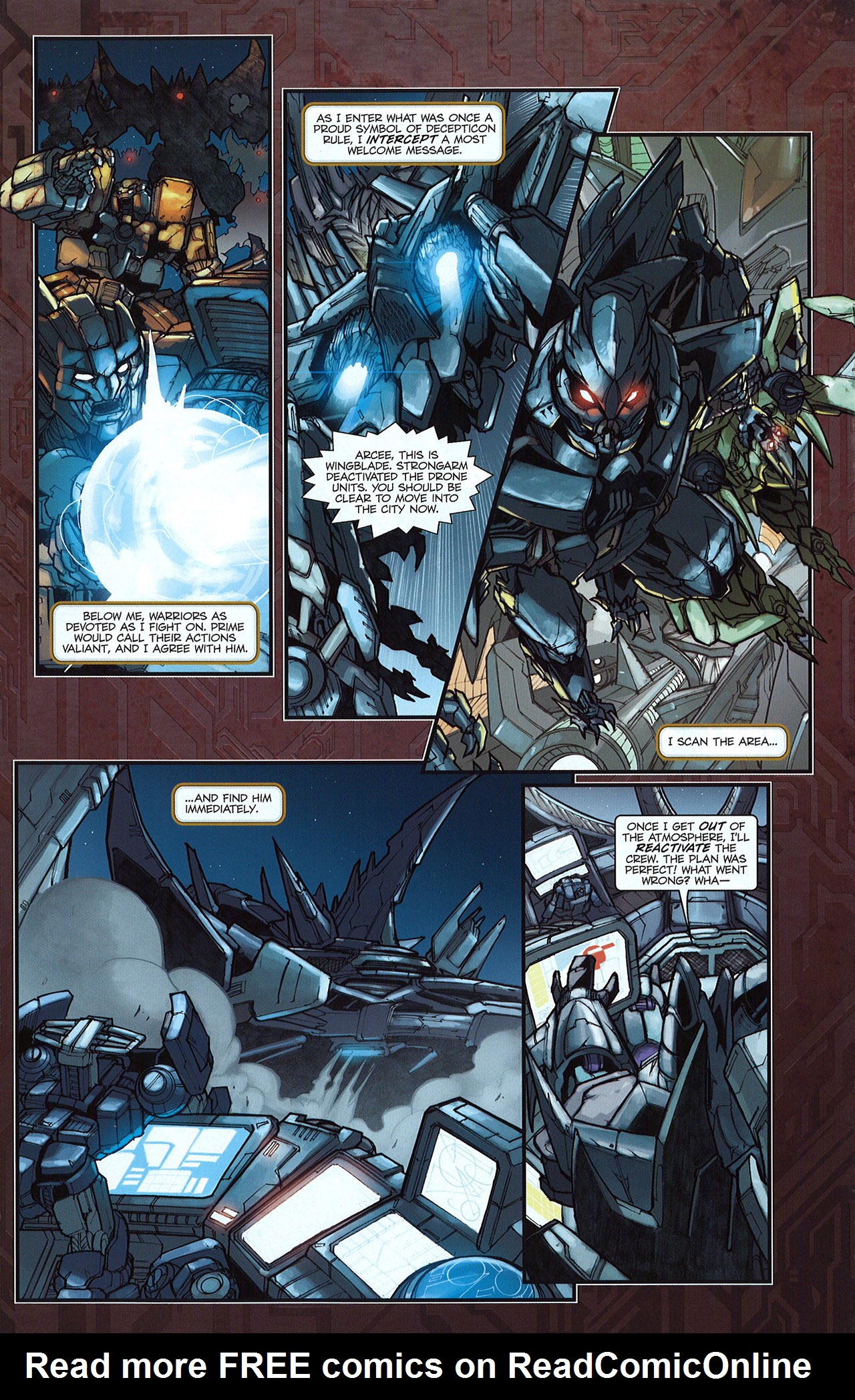 Read online Transformers: The Reign of Starscream comic -  Issue #5 - 19