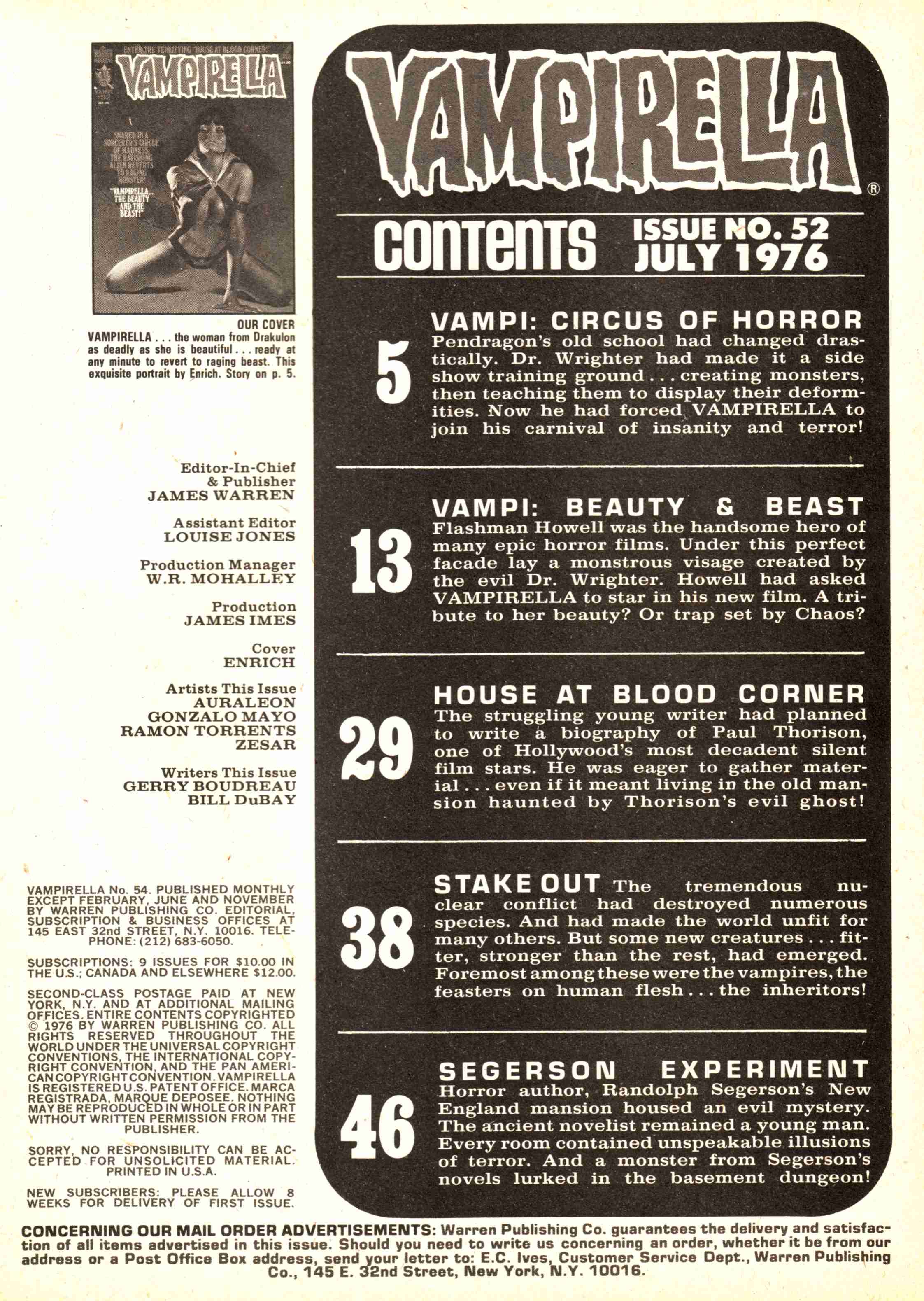 Read online Vampirella (1969) comic -  Issue #52 - 3