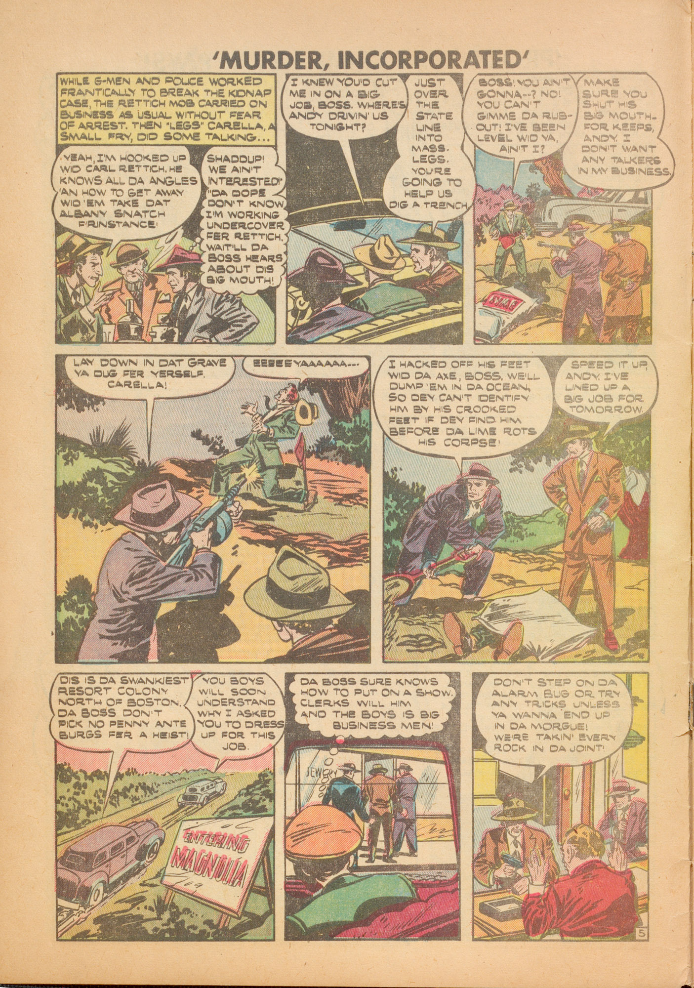 Read online Murder Incorporated (1948) comic -  Issue #5 - 6