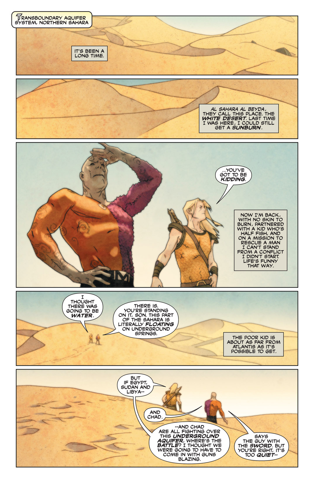 Read online Outsiders: Five of a Kind comic -  Issue # Issue Metamorpho-Aquaman - 2