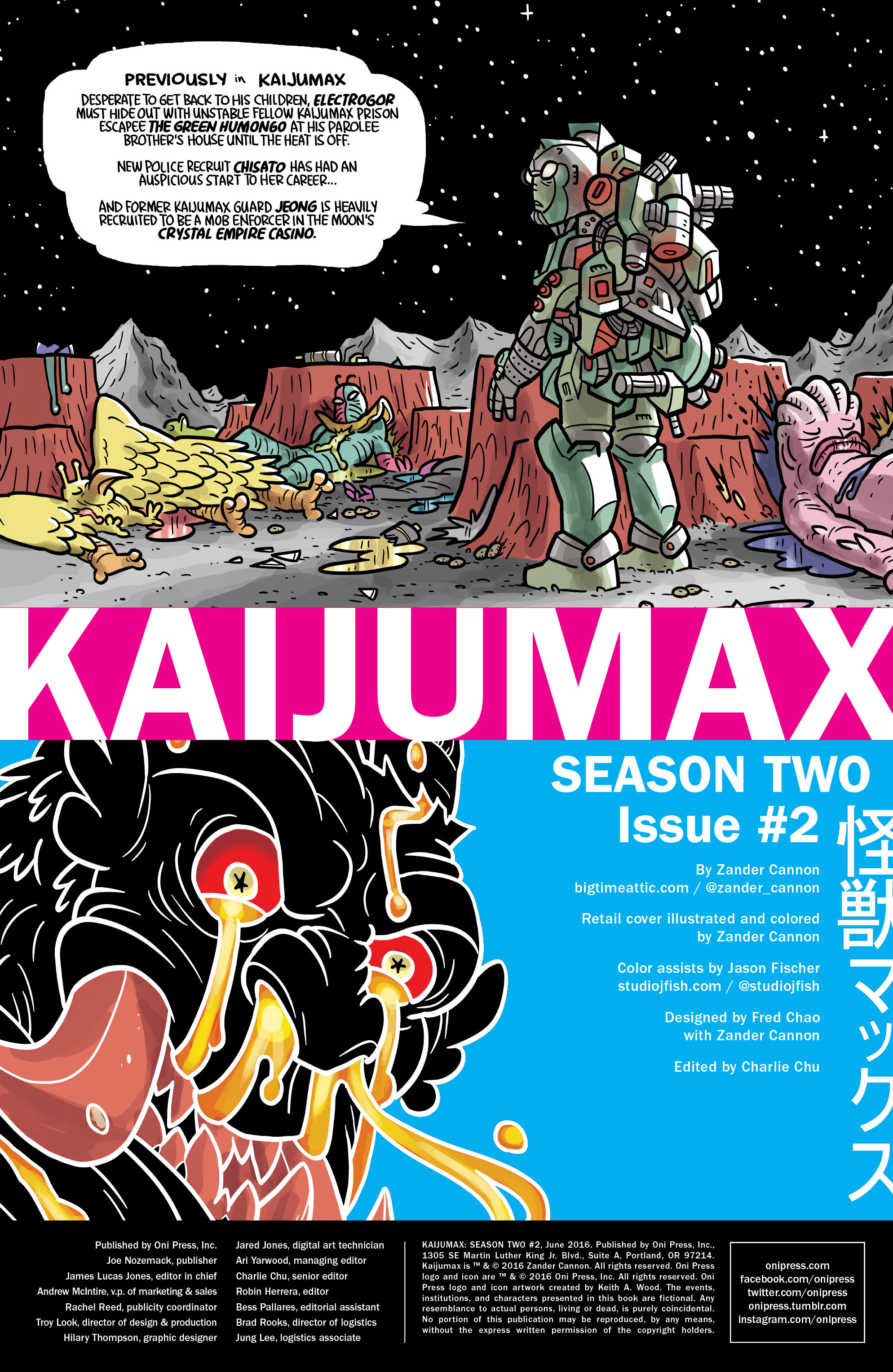 Read online Kaijumax Season 2 comic -  Issue #2 - 2