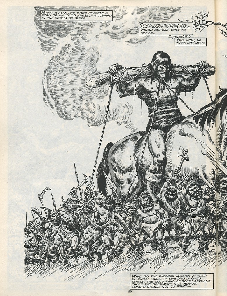 Read online The Savage Sword Of Conan comic -  Issue #177 - 52