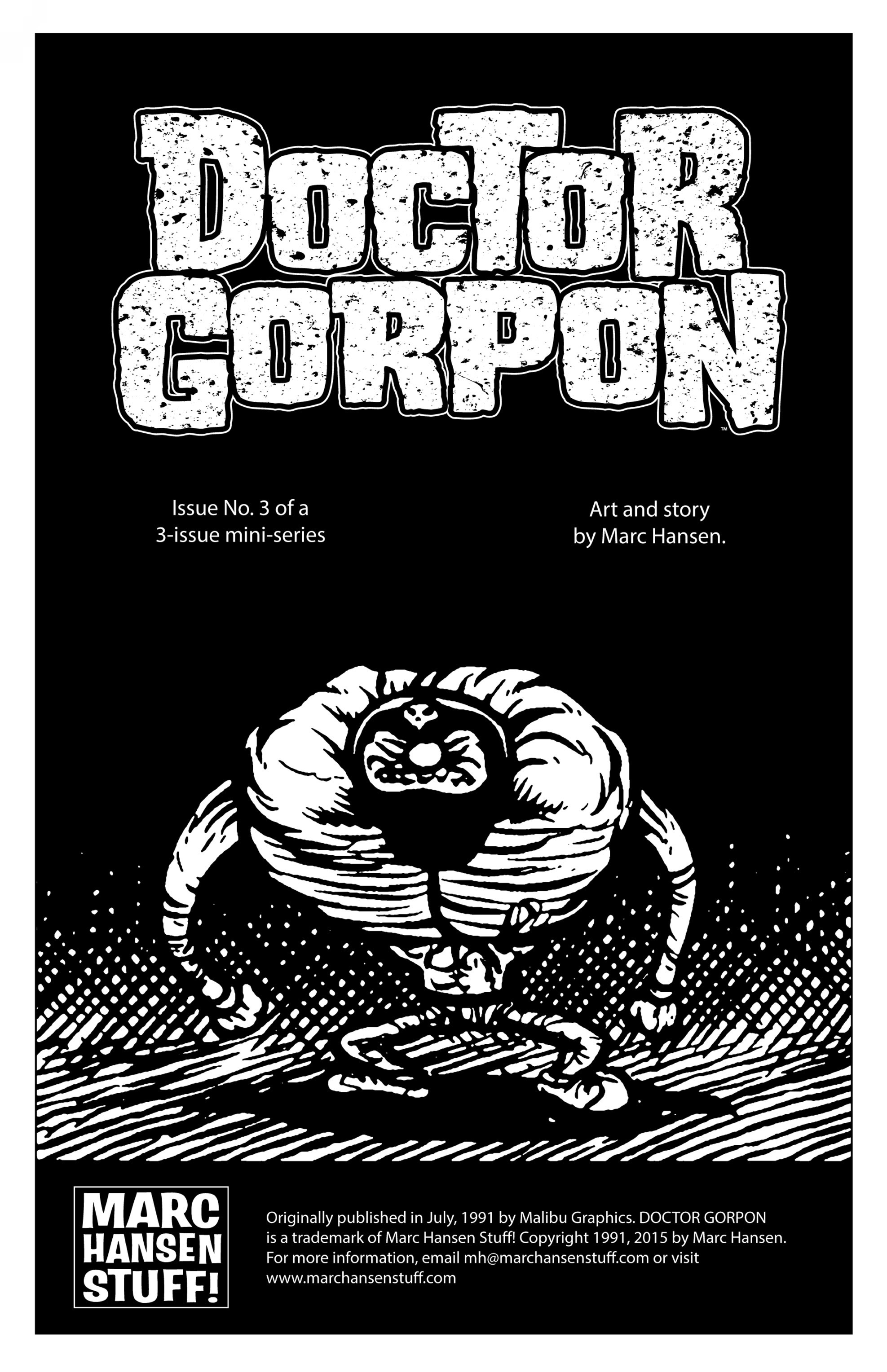 Read online Doctor Gorpon comic -  Issue #3 - 2