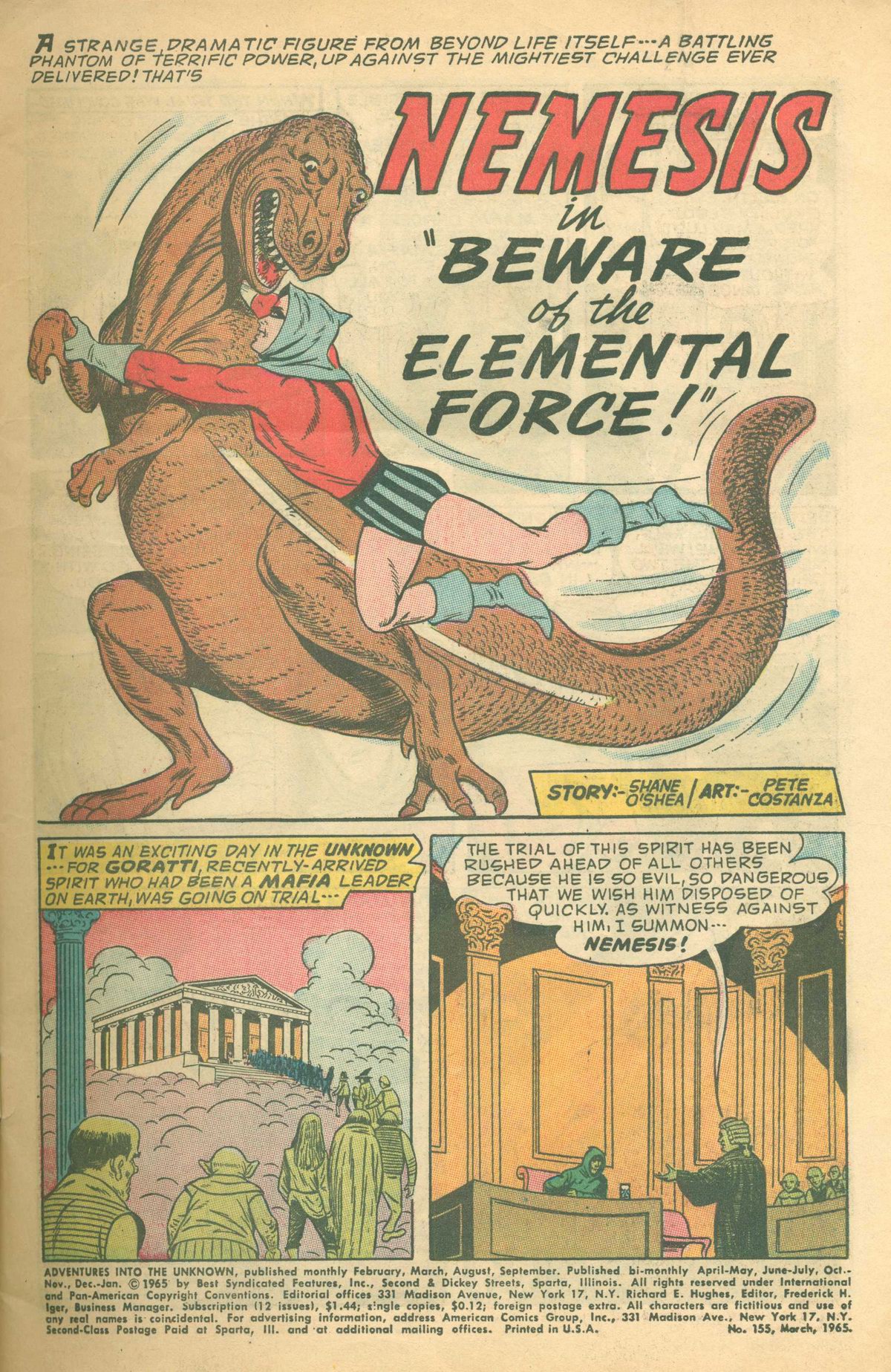 Read online Adventures Into The Unknown comic -  Issue #155 - 3