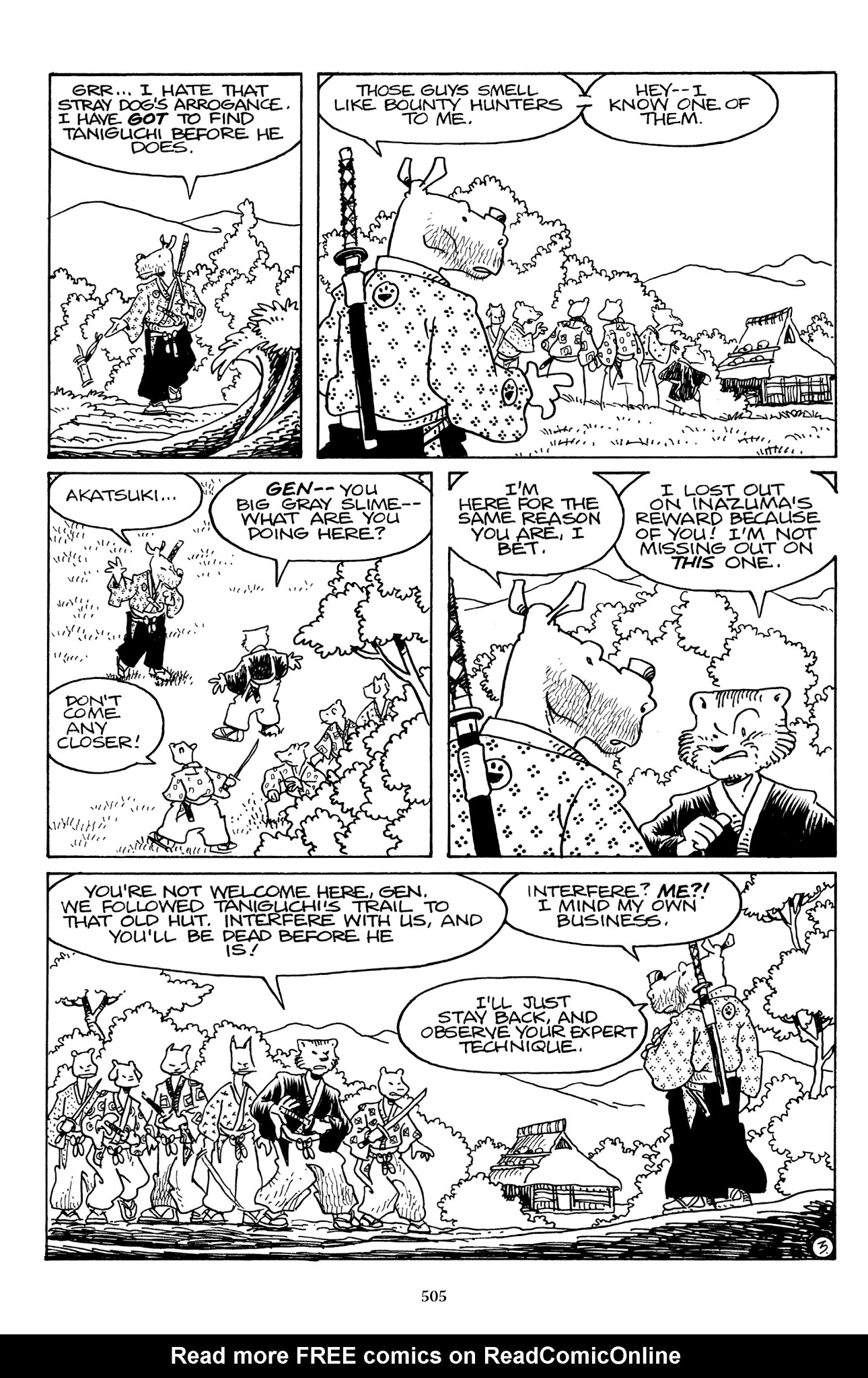 Read online The Usagi Yojimbo Saga comic -  Issue # TPB 6 - 502