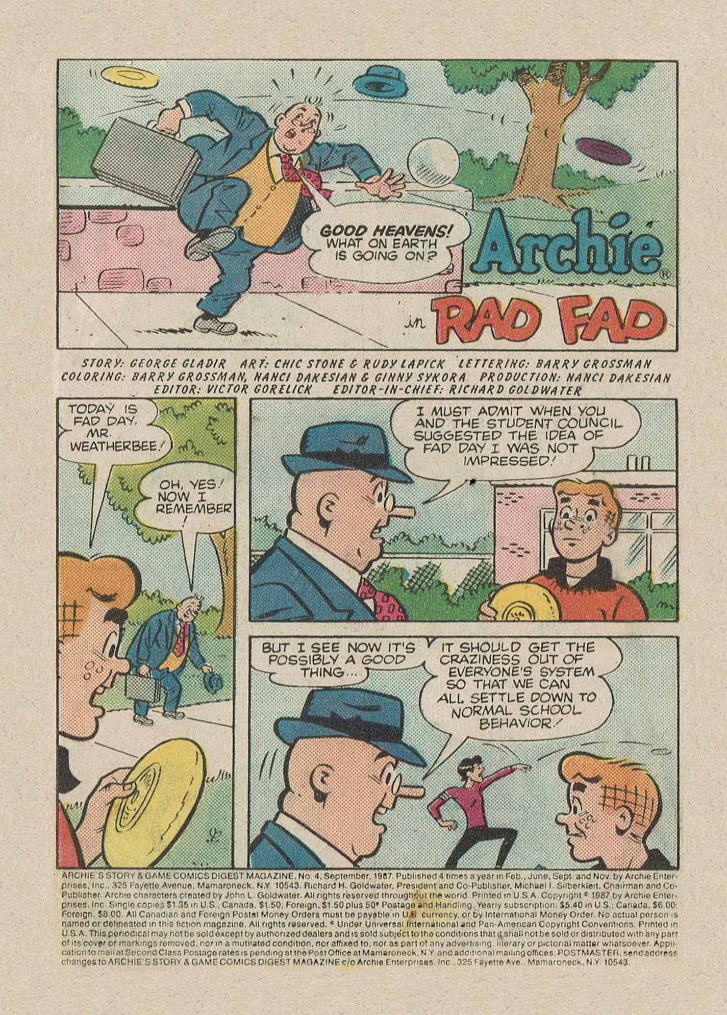 Read online Archie's Story & Game Digest Magazine comic -  Issue #4 - 3