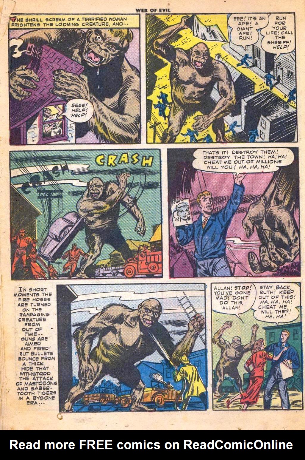 Read online Web of Evil comic -  Issue #9 - 16