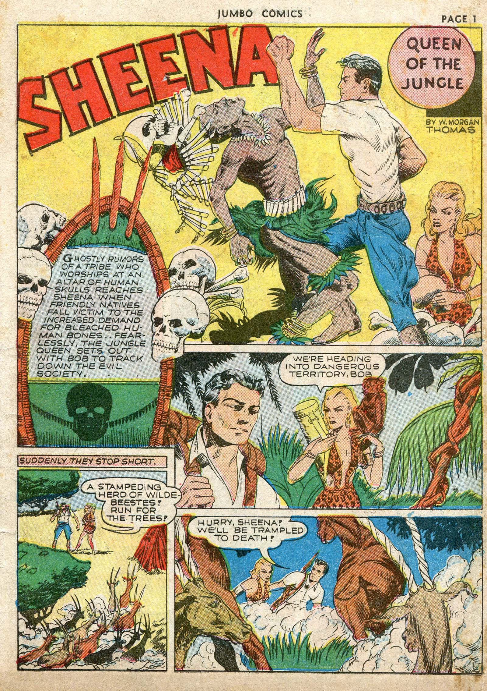 Read online Jumbo Comics comic -  Issue #32 - 3