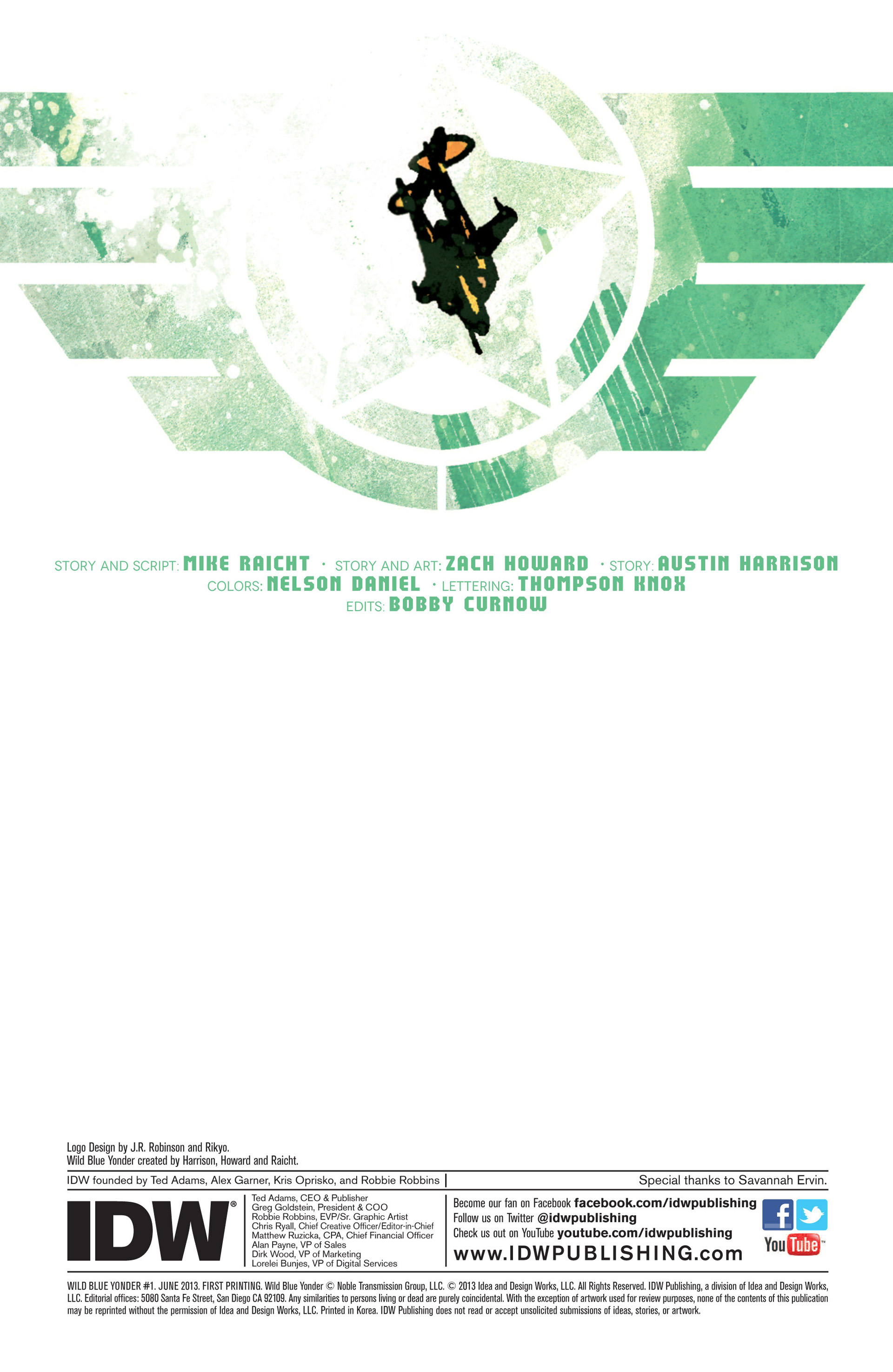 Read online Wild Blue Yonder comic -  Issue #1 - 2