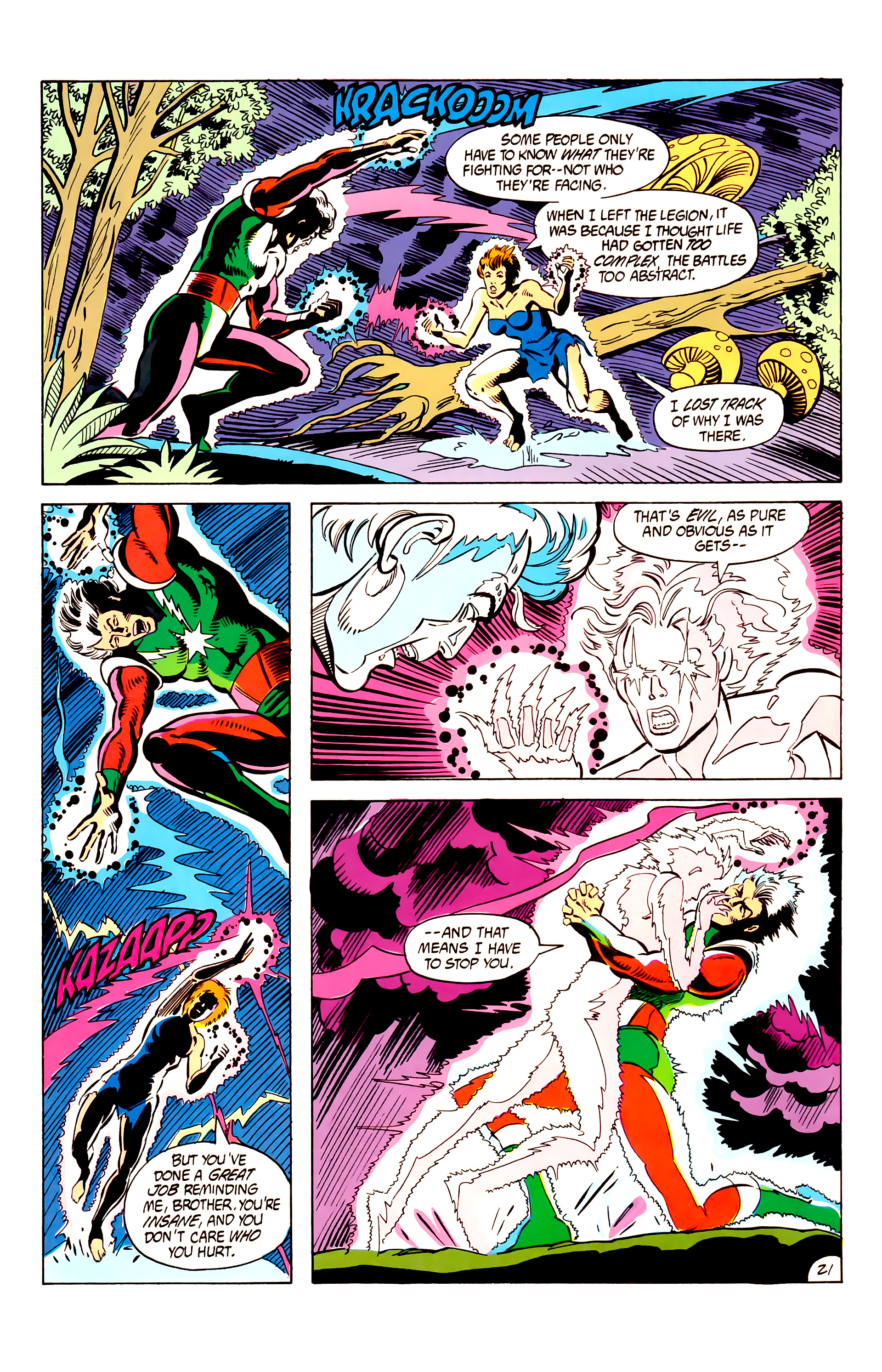 Read online Legion of Super-Heroes (1984) comic -  Issue #6 - 22