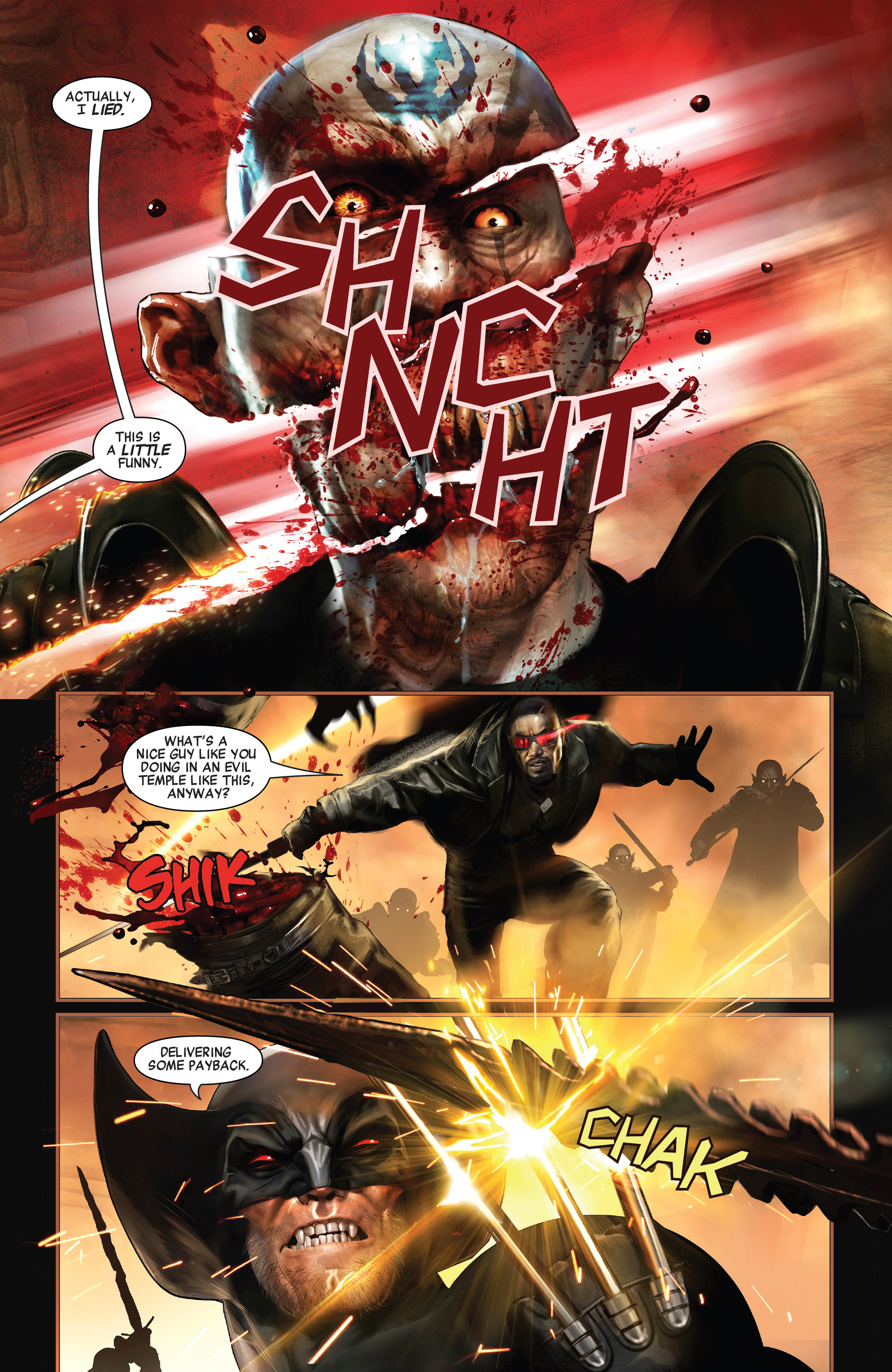 Read online Wolverine Vs. Blade Special comic -  Issue # Full - 4